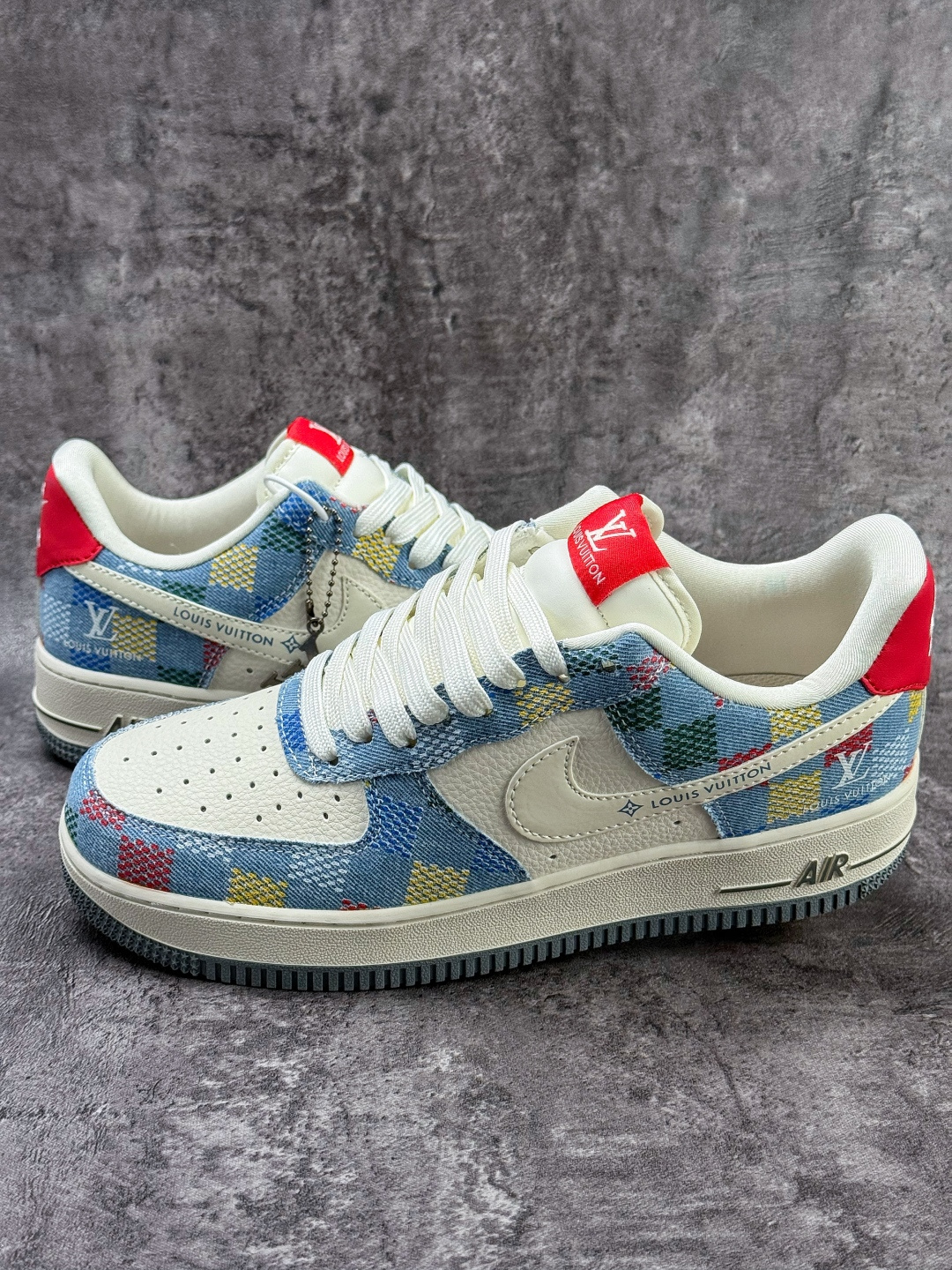 210 Nike Air Force 1 Low 07 x Louis Vuitton 蓝白格子 DN1688-813-Chinese UA Cheap High Quatity Brand Clothes Bags handbags Sneakers wholesale wholesaler seller from China Factory suppliers Fashion Clothing Shoes best Quality Beautiful Price 210 Nike Air Force 1 Low 07 x Louis Vuitton 蓝白格子 DN1688-813