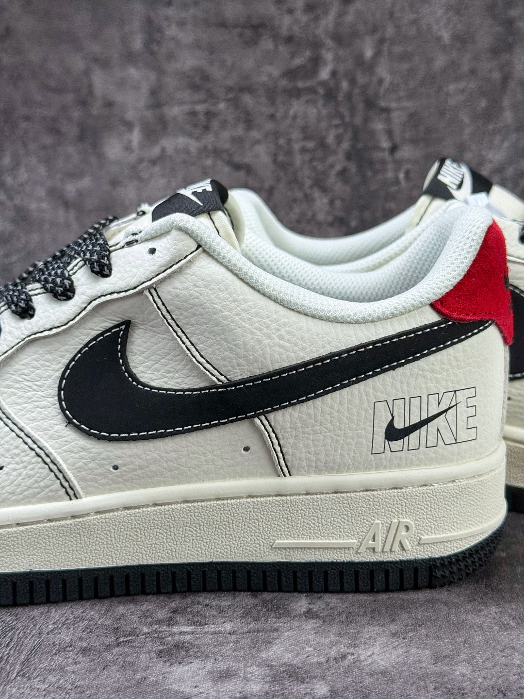 210 Nike Air Force 1 Low 07 白黑双小勾满天星 MM3399-805