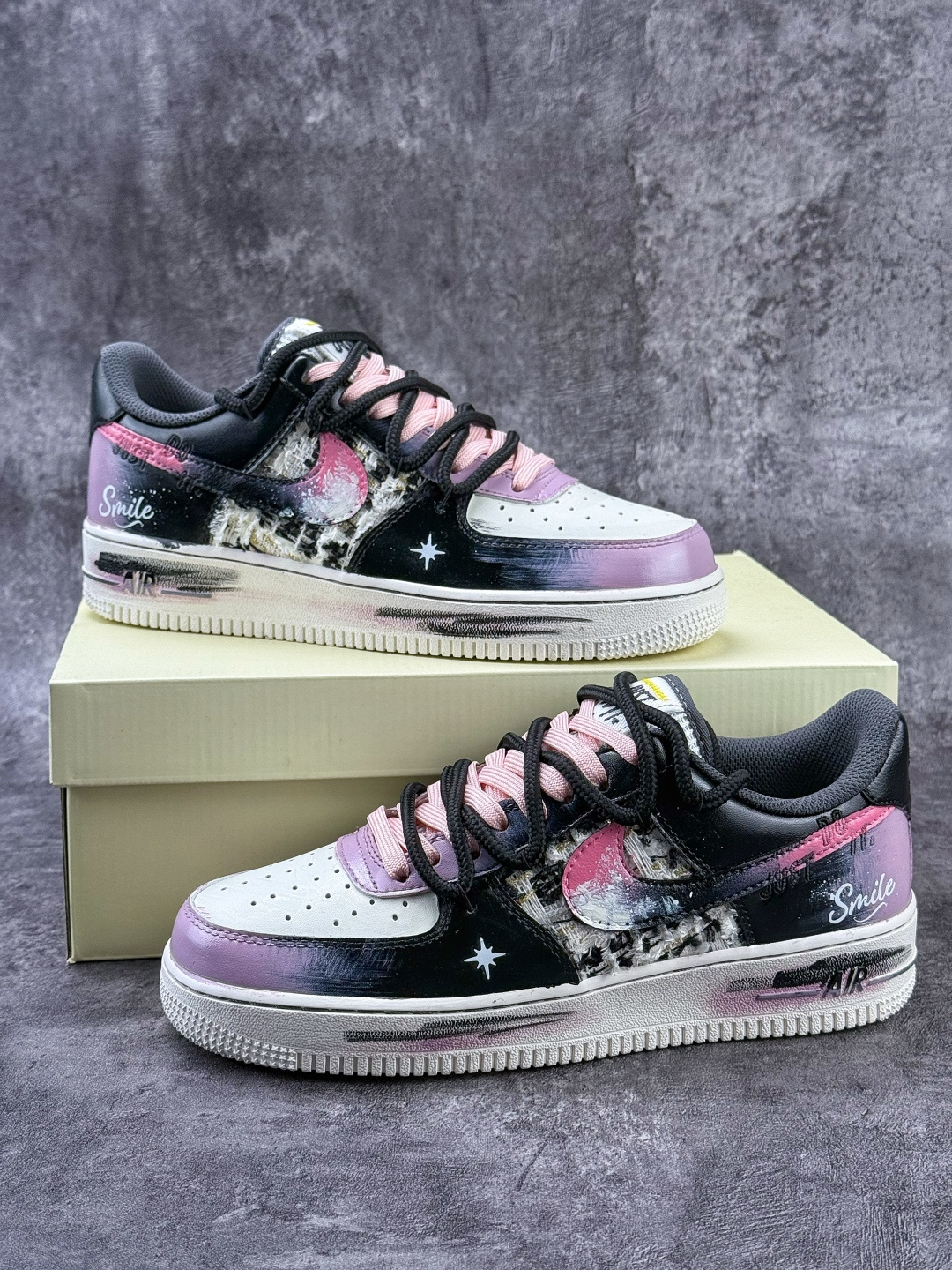 Nike Air Force 1 Low 07 紫黑白 FJ7740-170