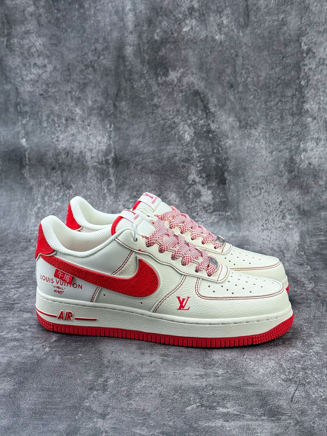 Nike Air Force 1 Low 07 x Louis Vuitton 白红满天星 SM6668-129
