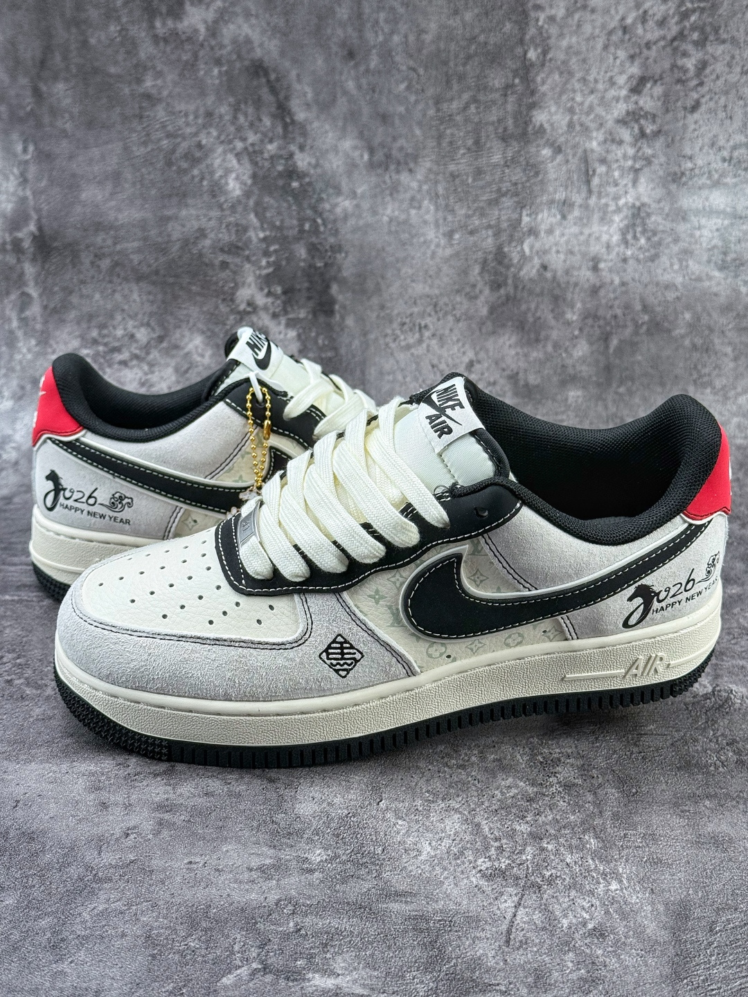 Nike Air Force 1 Low 07 马年限定 灰白黑 HT5088-635