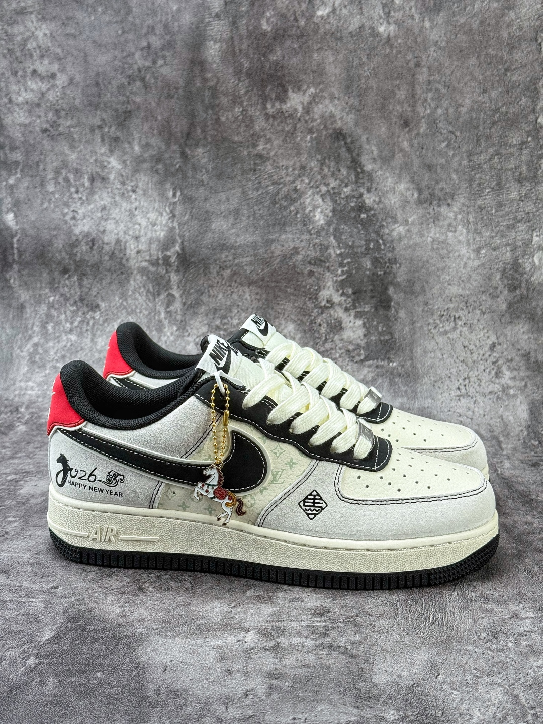 Nike Air Force 1 Low 07 马年限定 灰白黑 HT5088-635