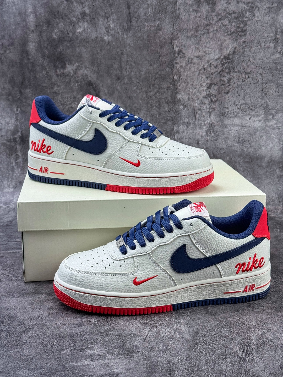 Nike Air Force 1 Low 07 马年限定 白蓝红小勾 NH0601-544