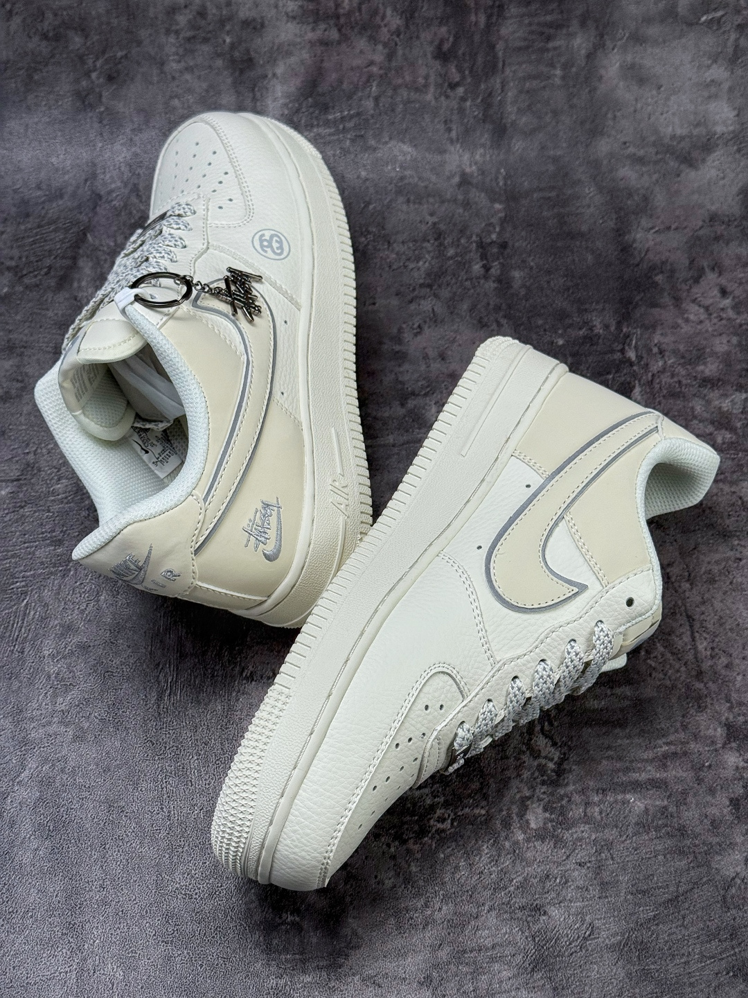 Nike Air Force 1 Low 07 x Stussy 白灰小勾 CS5288-057
