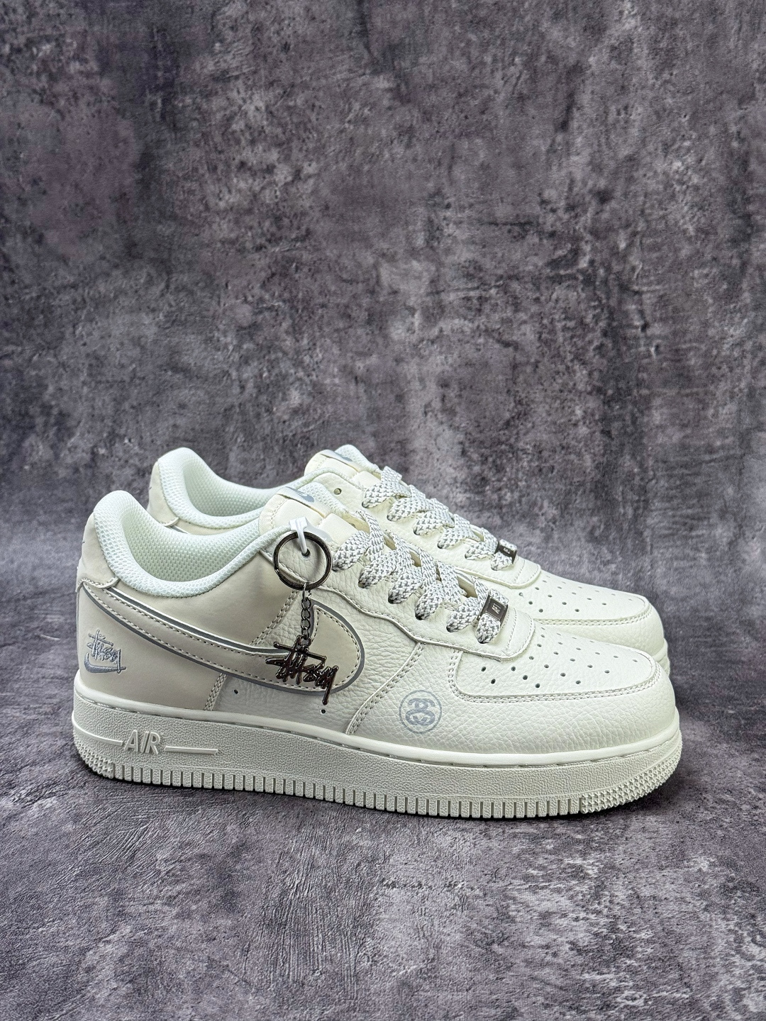 Nike Air Force 1 Low 07 x Stussy 白灰小勾 CS5288-057