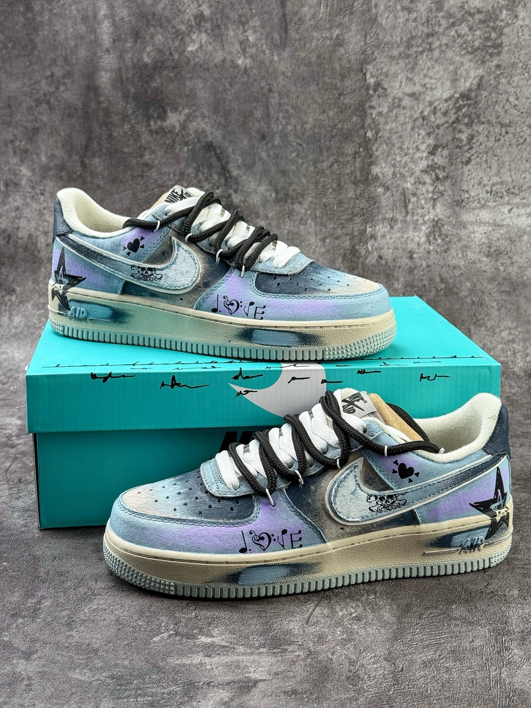 Nike Air Force 1 Low 07 LOVE 蓝紫渐变 ZB2121-120