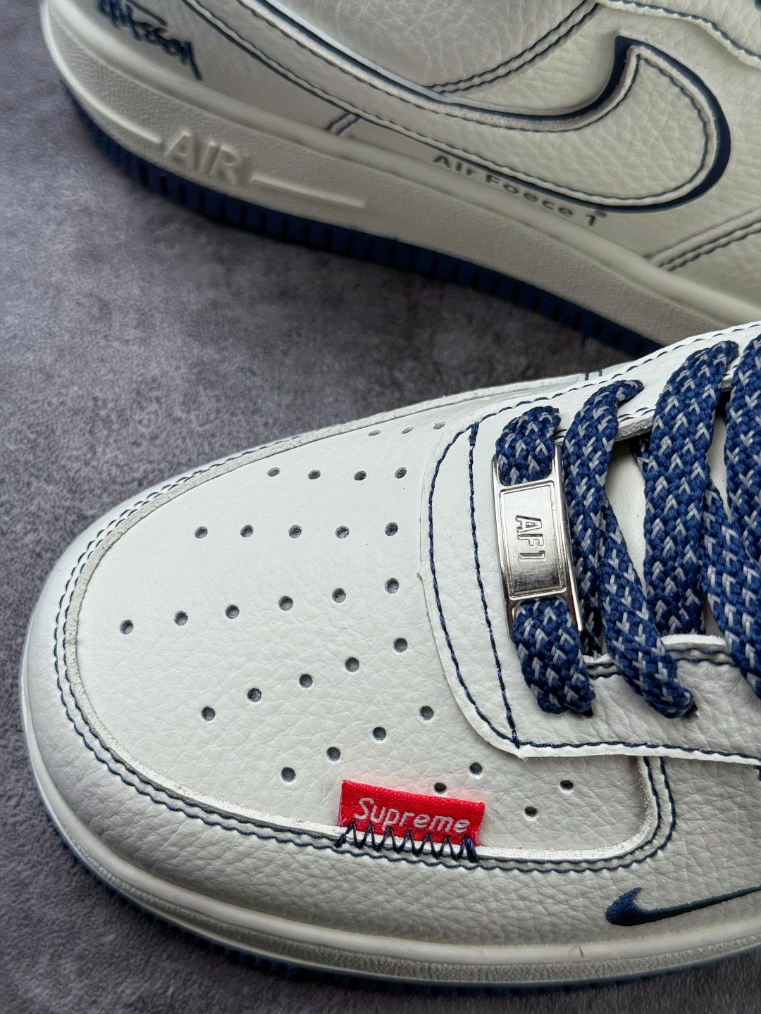 Nike Air Force 1 Low 07 x Stussy 白蓝小勾满天星 MM3399-806