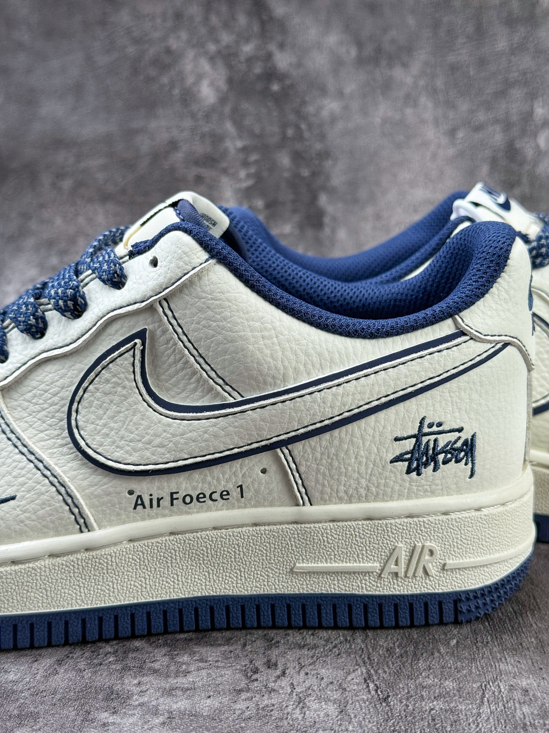 Nike Air Force 1 Low 07 x Stussy 白蓝小勾满天星 MM3399-806