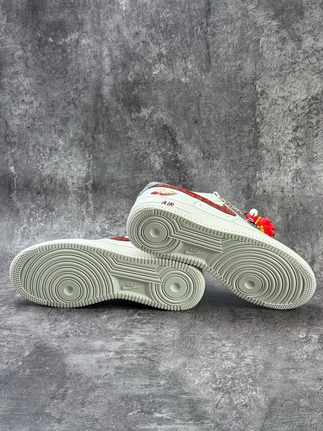 Nike Air Force 1 Low 07 马年限定 白灰红小勾 NH0601-507
