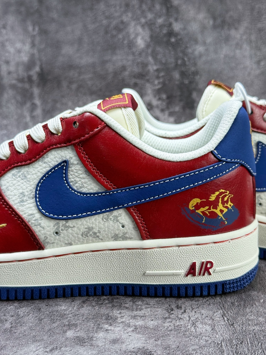 Nike Air Force 1 Low 07 马年限定 红白蓝小勾 FV4921-600