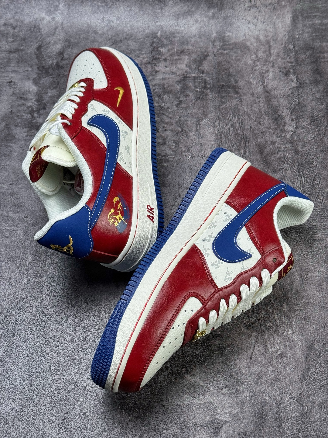 Nike Air Force 1 Low 07 马年限定 红白蓝小勾 FV4921-600
