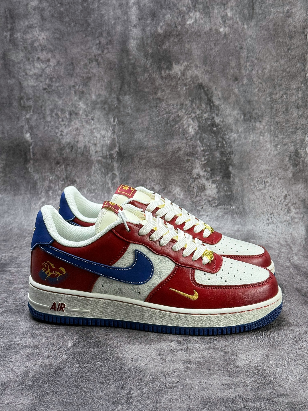 Nike Air Force 1 Low 07 马年限定 红白蓝小勾 FV4921-600