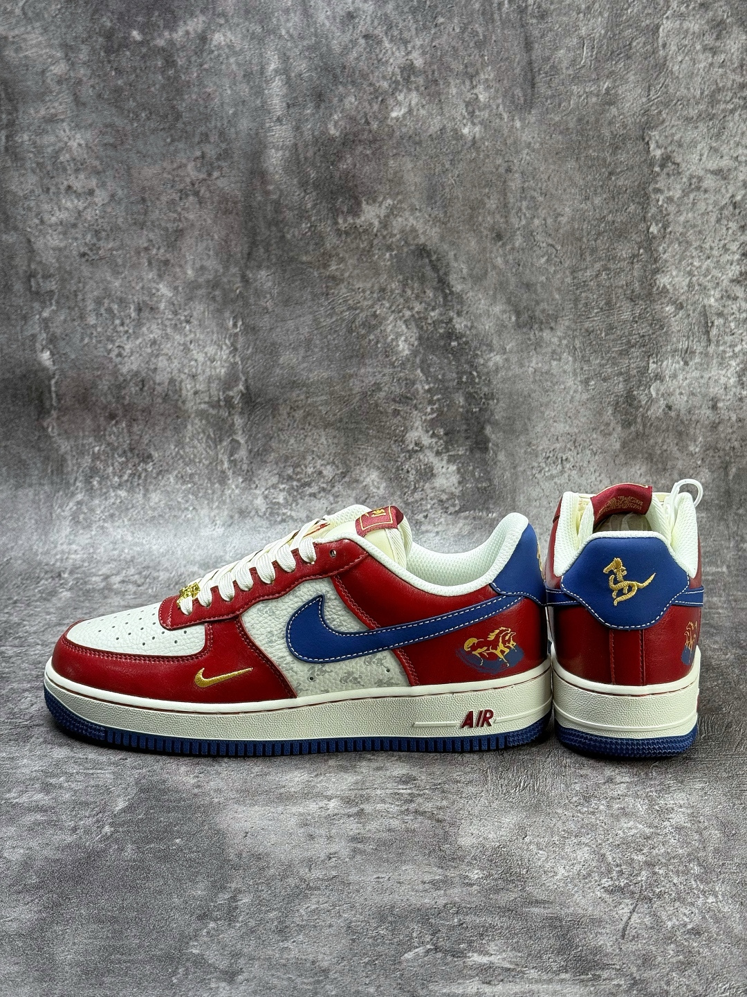 Nike Air Force 1 Low 07 马年限定 红白蓝小勾 FV4921-600