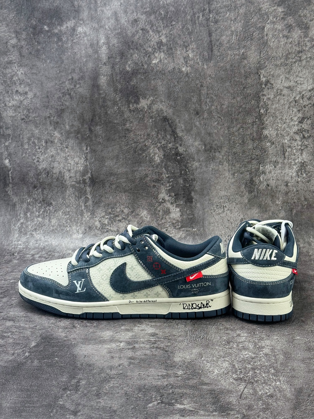 Nike SB Dunk Low x Louis Vuitton 灰白 KG6699-F26