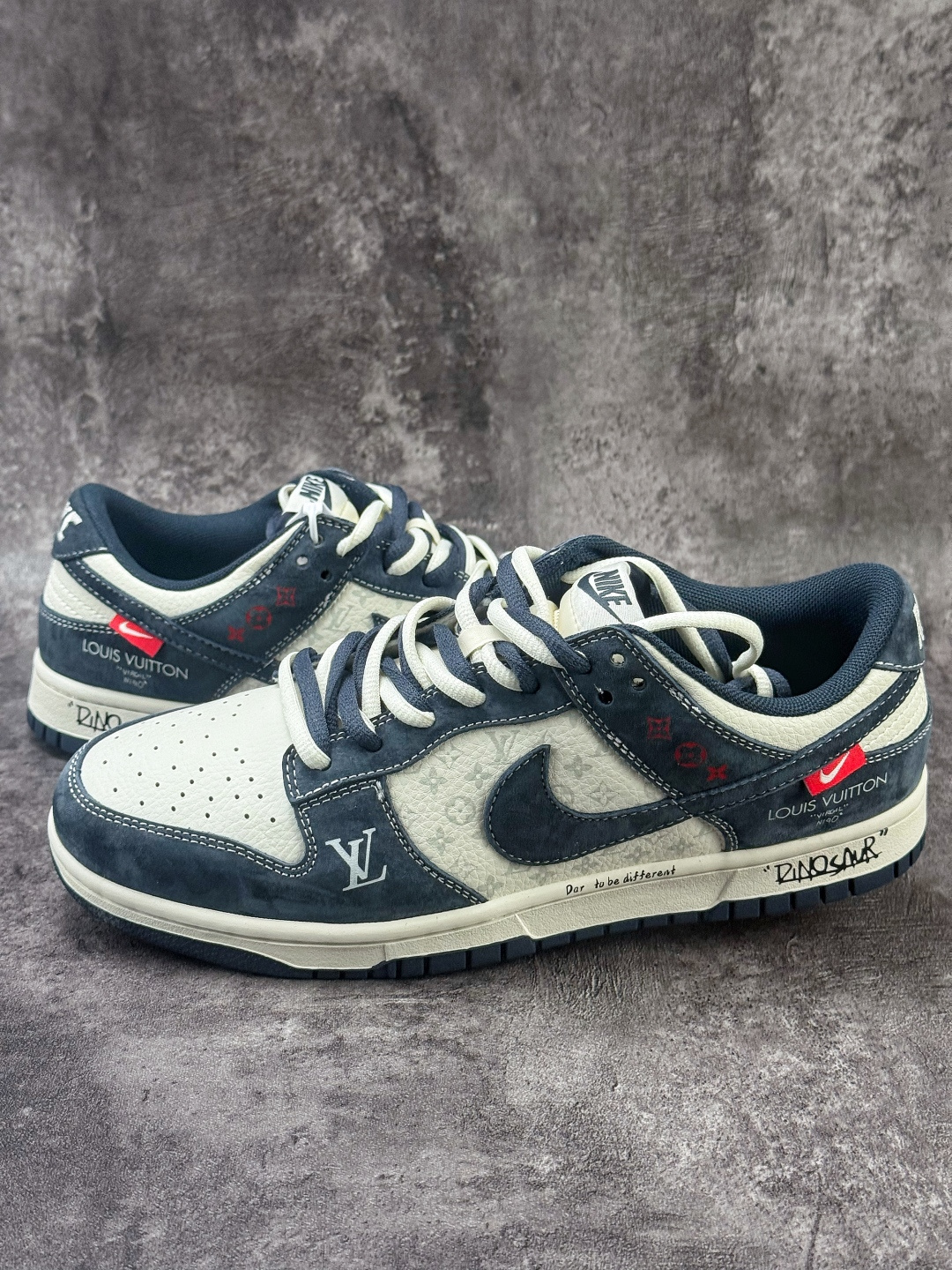 Nike SB Dunk Low x Louis Vuitton 灰白 KG6699-F26