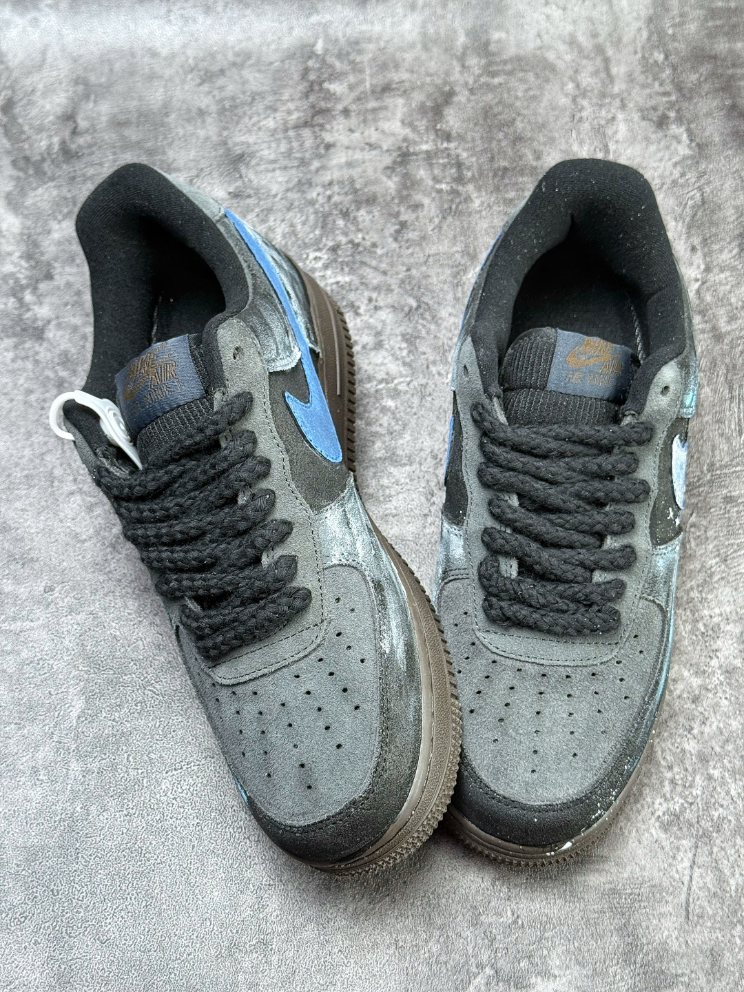 Nike Air Force 1 Low 07 黑蓝涂鸦 DO6730-101