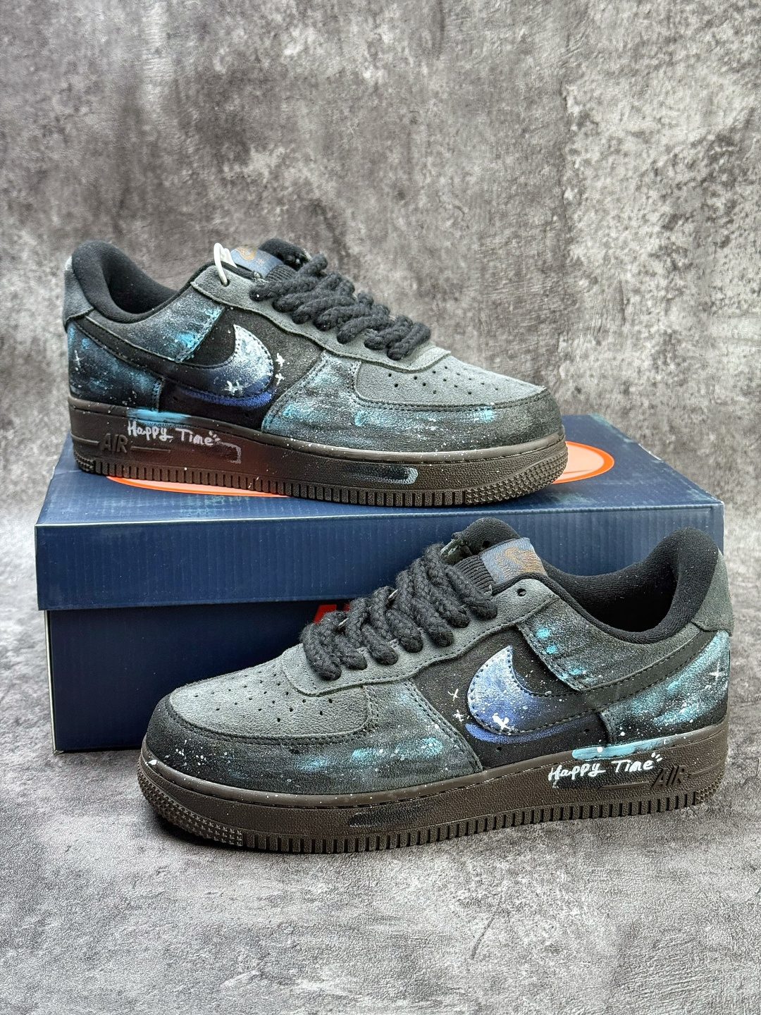 Nike Air Force 1 Low 07 黑蓝涂鸦 DO6730-101
