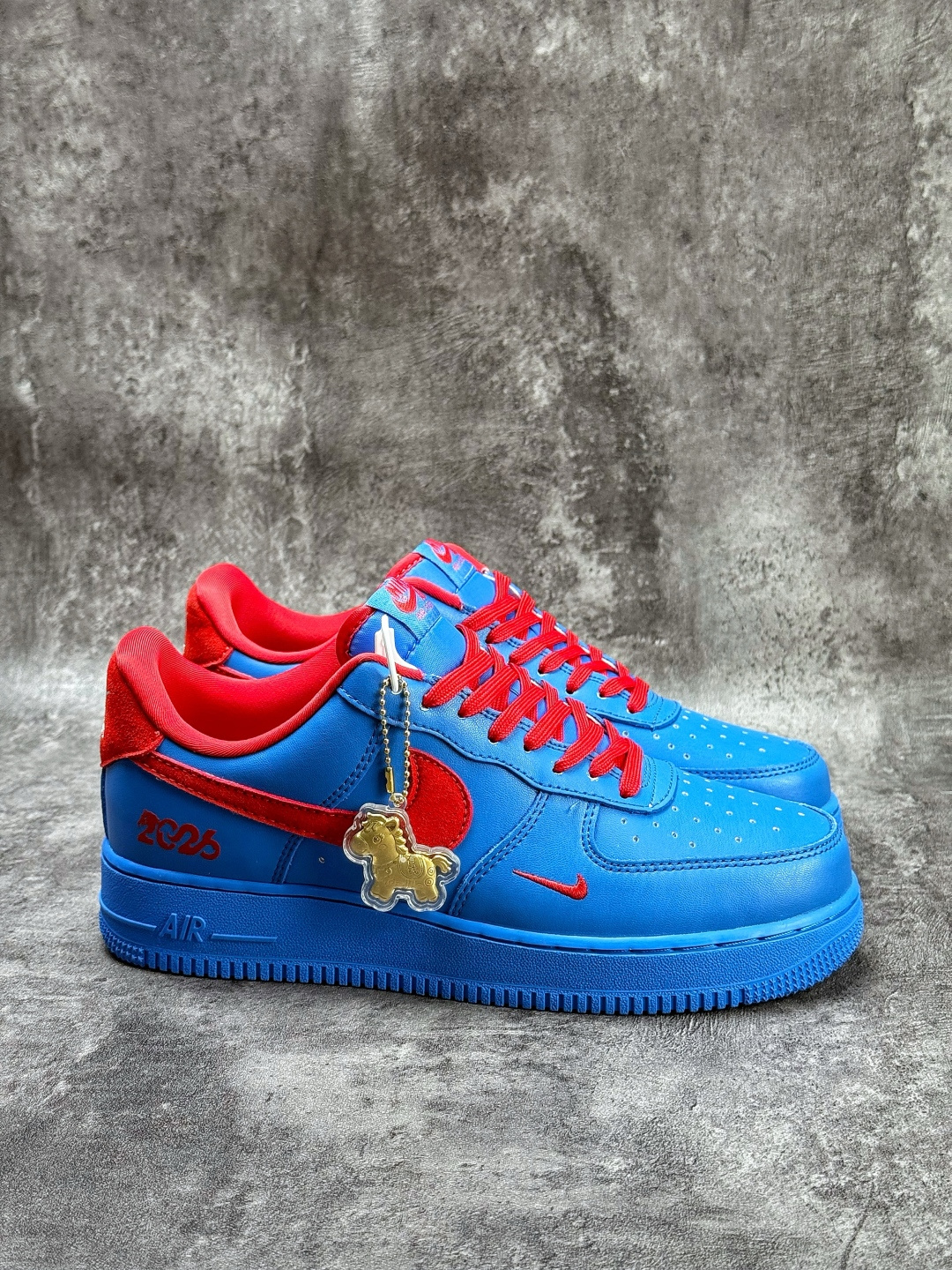 Nike Air Force 1 Low 07 马年限定 蓝红小勾 DF0188-128