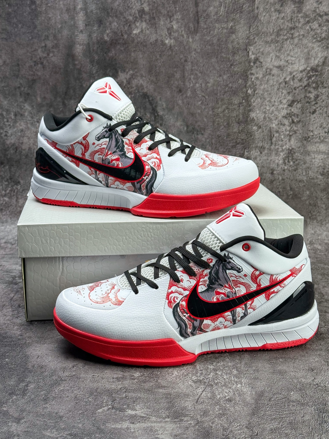 Nike Zoom Kobe 4 科比4代篮球鞋 马年限定 复刻防滑耐磨减震舒适轻便篮球鞋 FJ9363-101