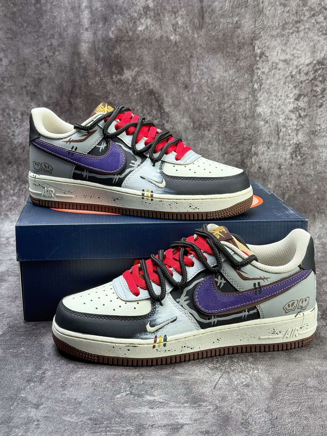 Nike Air Force 1 Low 07 黑白灰小勾 LJ8822-121