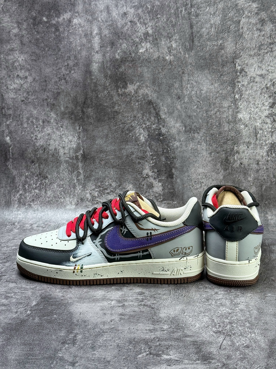 Nike Air Force 1 Low 07 黑白灰小勾 LJ8822-121