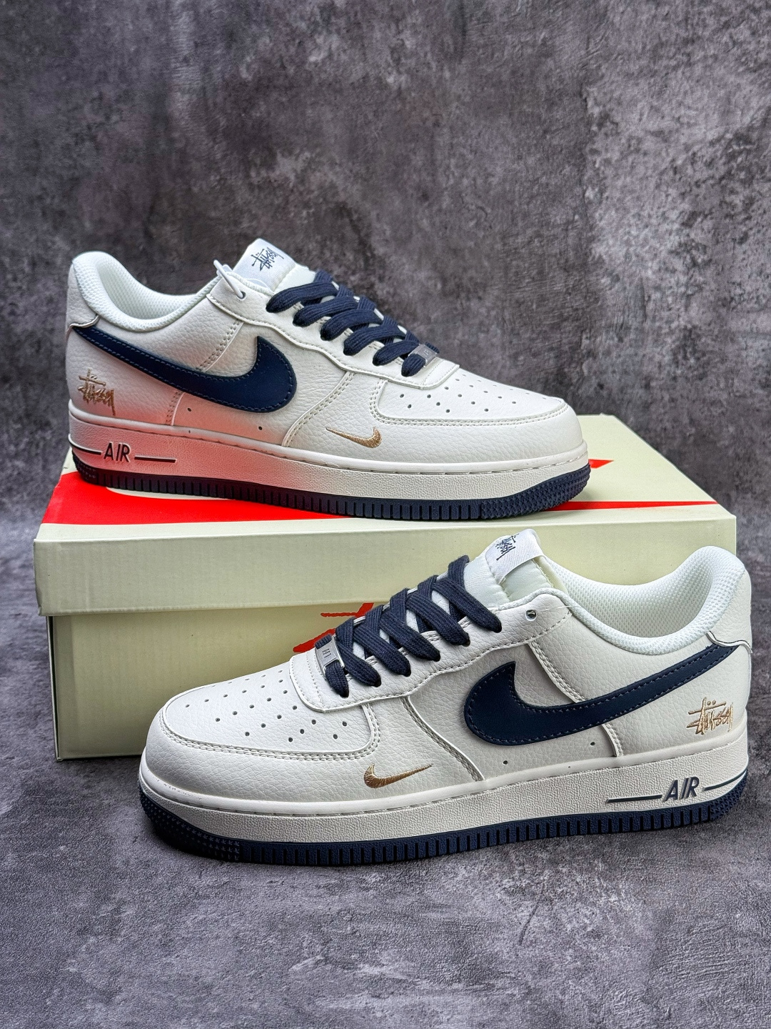 Nike Air Force 1 Low 07 x Stussy 白蓝小勾 XX3168-225