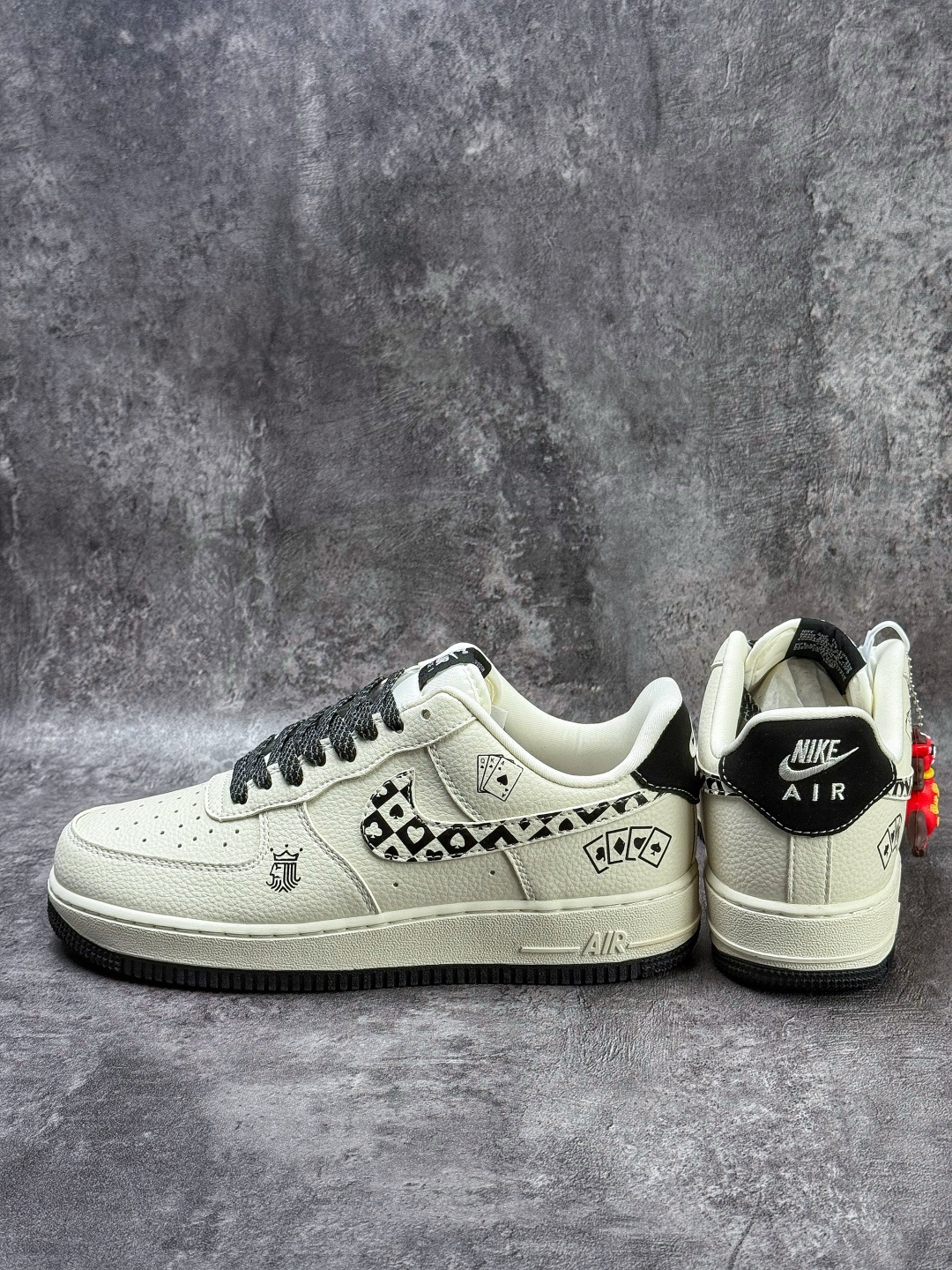 Nike Air Force 1 Low 07 马年限定 扑克 白黑满天星 KJ1688-026