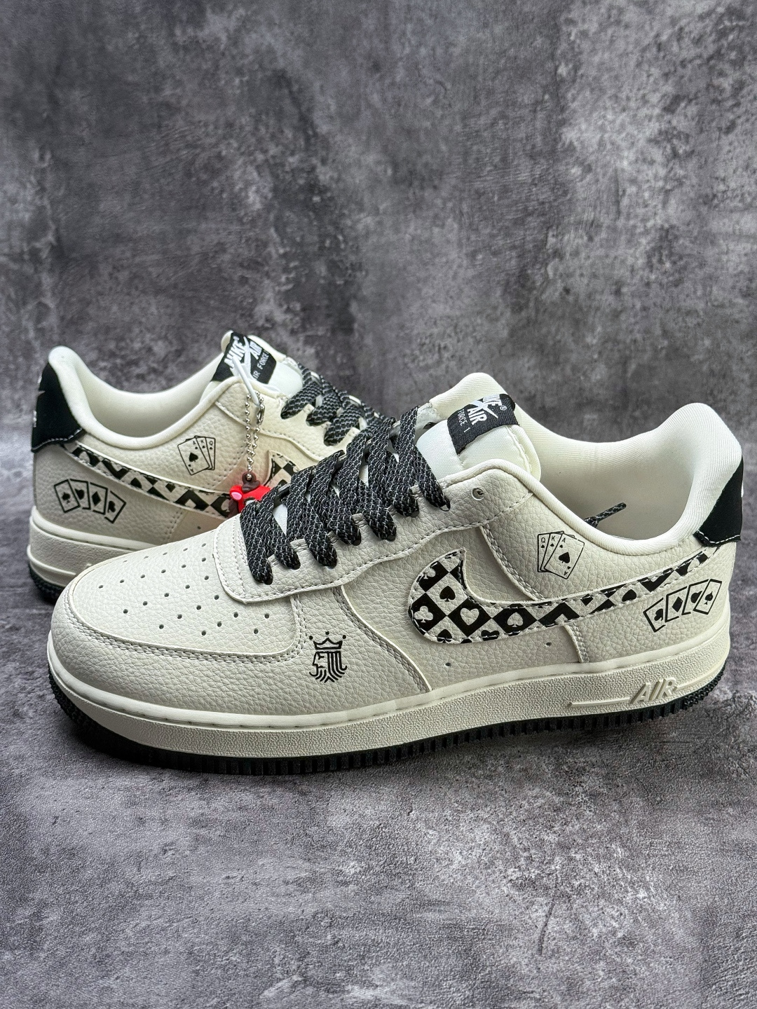 Nike Air Force 1 Low 07 马年限定 扑克 白黑满天星 KJ1688-026