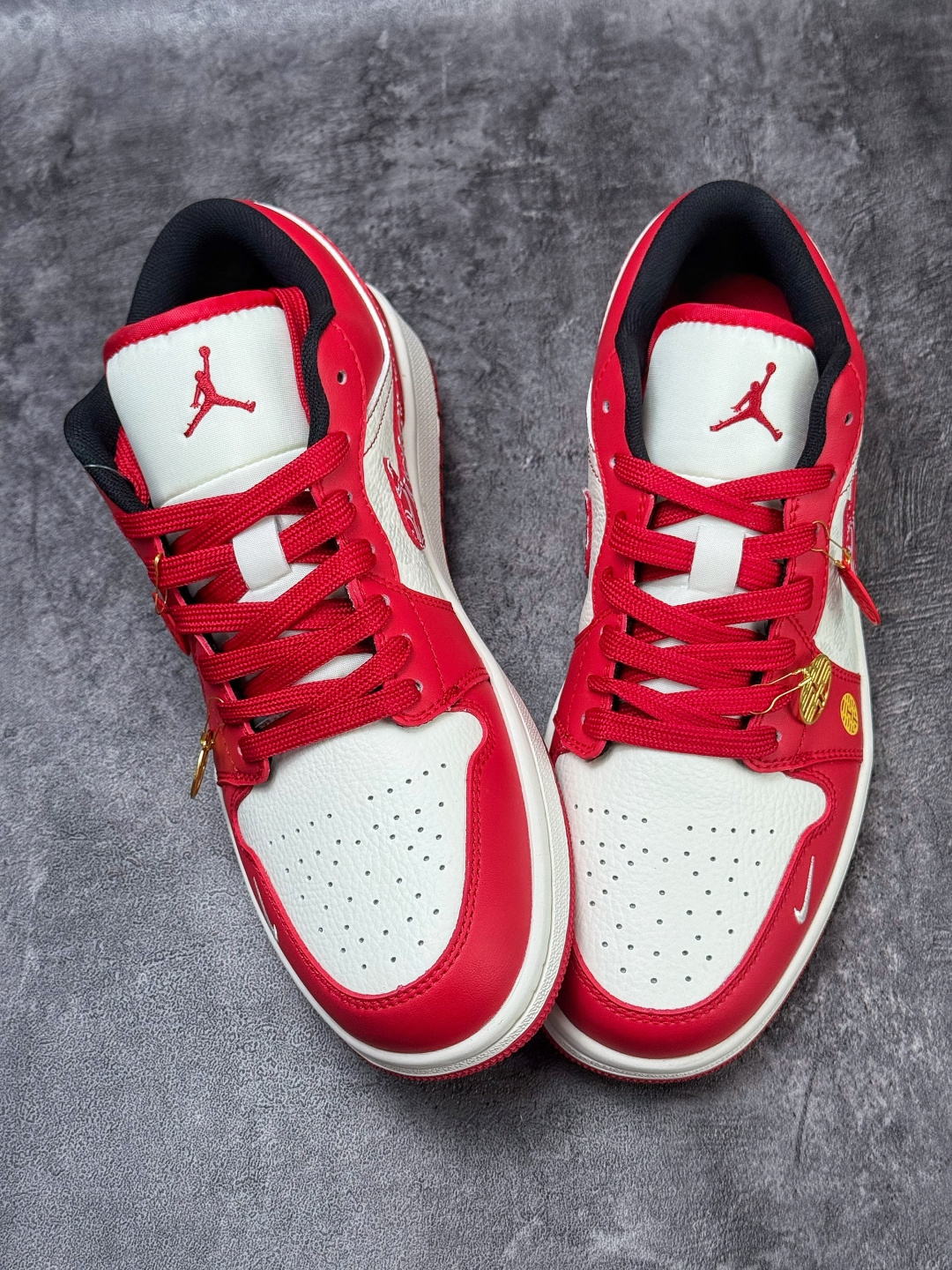 Air Jordan 1 Retro Low 马年限定 红白小勾 KG6669-F22