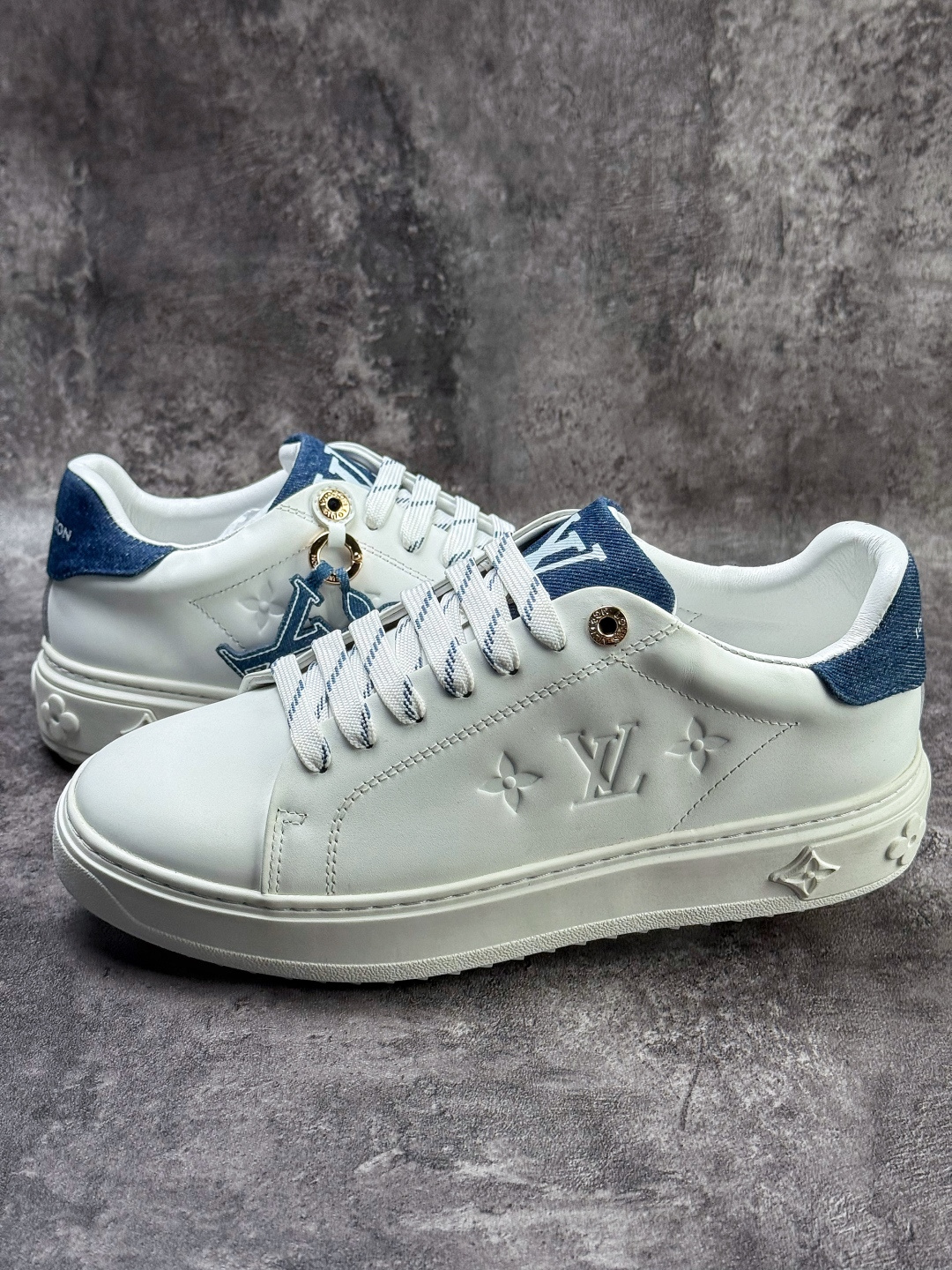 广奢高端货Louis Vuitton New Arrival 系列 LV Time Out 情侣小白鞋