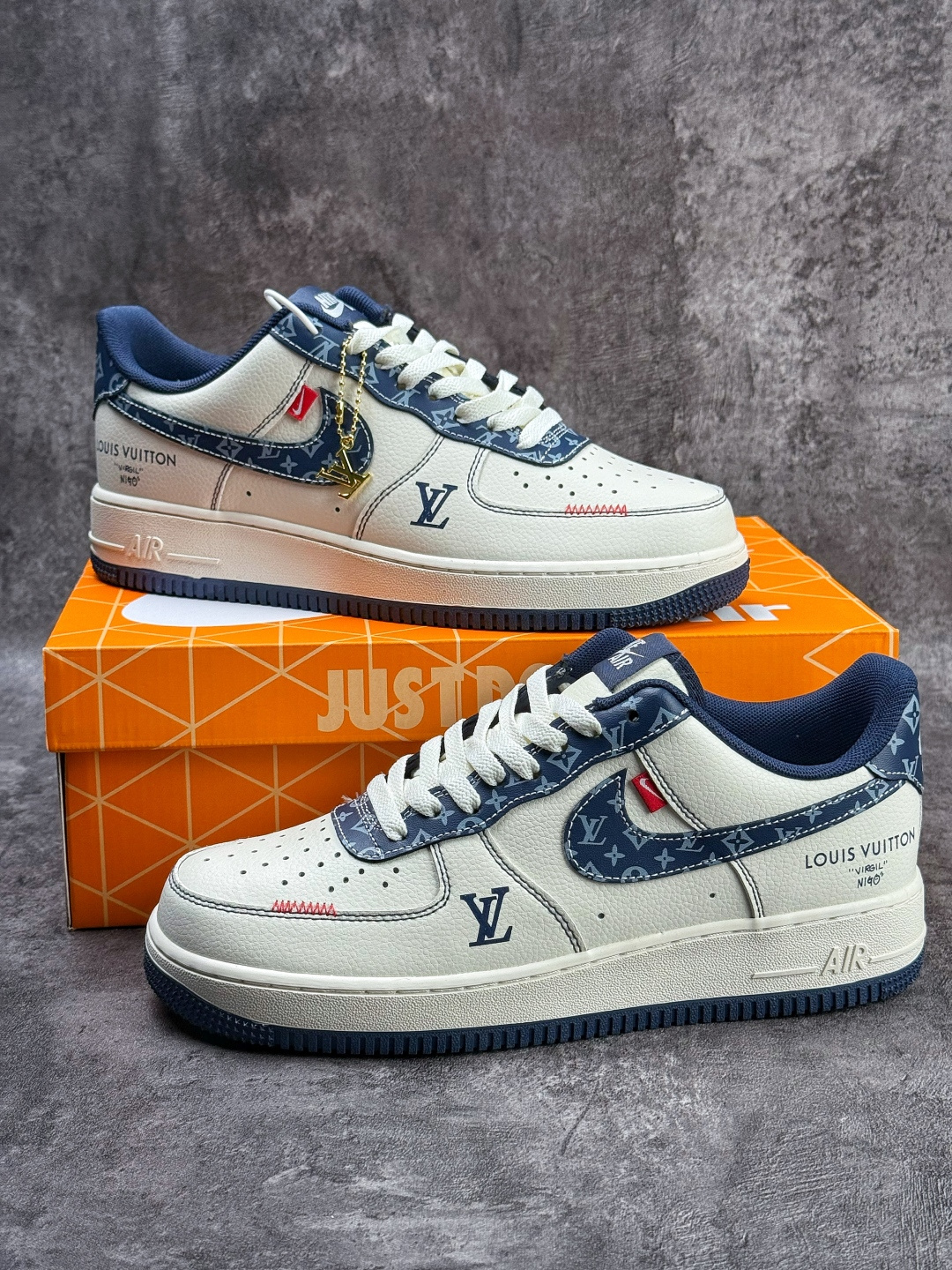 Nike Air Force 1 Low 07 x Louis Vuitton 白蓝 LV2288-003-Top High Quatity Cheap Sneakers Fashion Clothing Clothes Bags handbags Shoes of all Brand wholesale With The best Quality And Beautiful Price from China Factory Chinese suppliers wholesaler seller Nike Air Force 1 Low 07 x Louis Vuitton 白蓝 LV2288-003