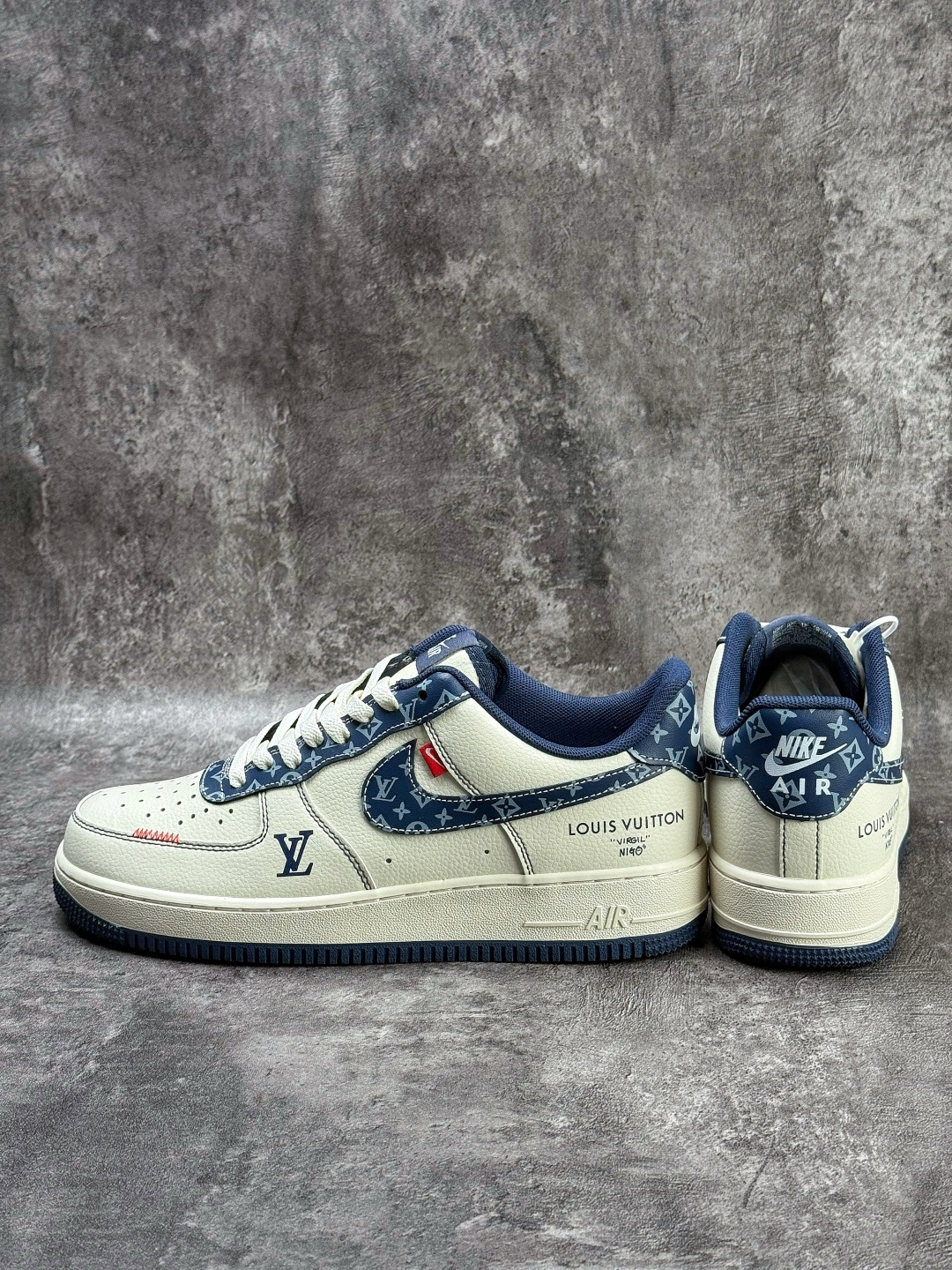 Nike Air Force 1 Low 07 x Louis Vuitton 白蓝 LV2288-003-Top High Quatity Cheap Sneakers Fashion Clothing Clothes Bags handbags Shoes of all Brand wholesale With The best Quality And Beautiful Price from China Factory Chinese suppliers wholesaler seller Nike Air Force 1 Low 07 x Louis Vuitton 白蓝 LV2288-003