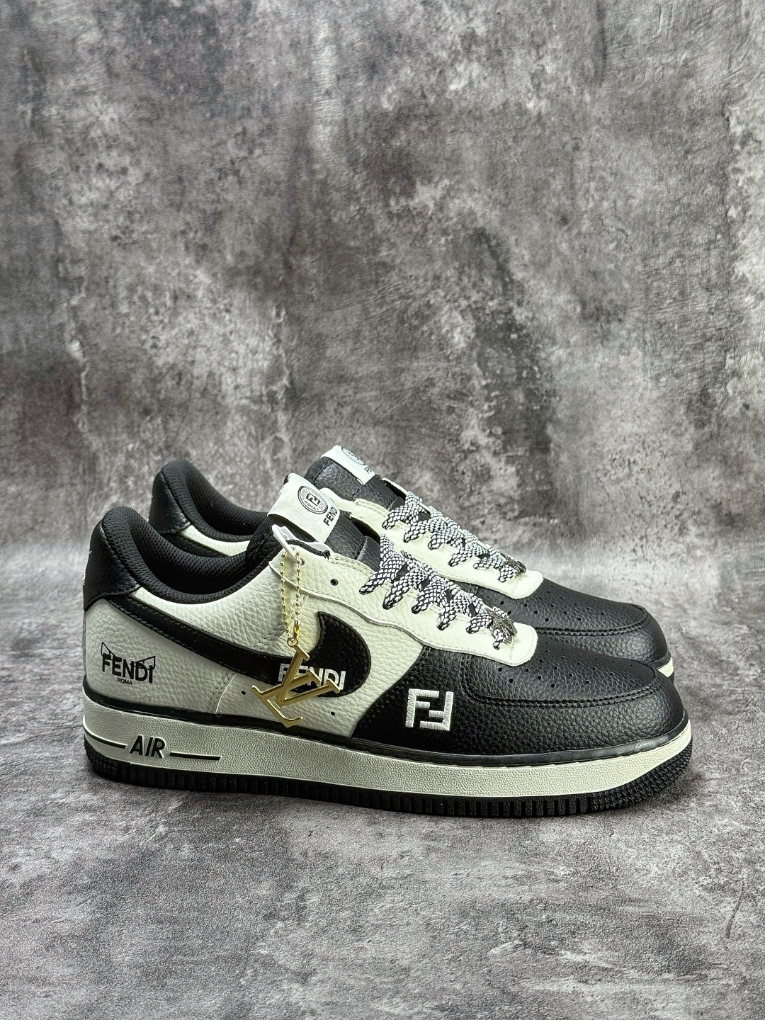 210 Nike Air Force 1 Low 07 x Louis Vuitton x Fendi 黑白满天星 XY9025-018-Chinese UA Cheap High Quatity Brand Clothes Bags handbags Sneakers wholesale wholesaler seller from China Factory suppliers Fashion Clothing Shoes best Quality Beautiful Price 210 Nike Air Force 1 Low 07 x Louis Vuitton x Fendi 黑白满天星 XY9025-018
