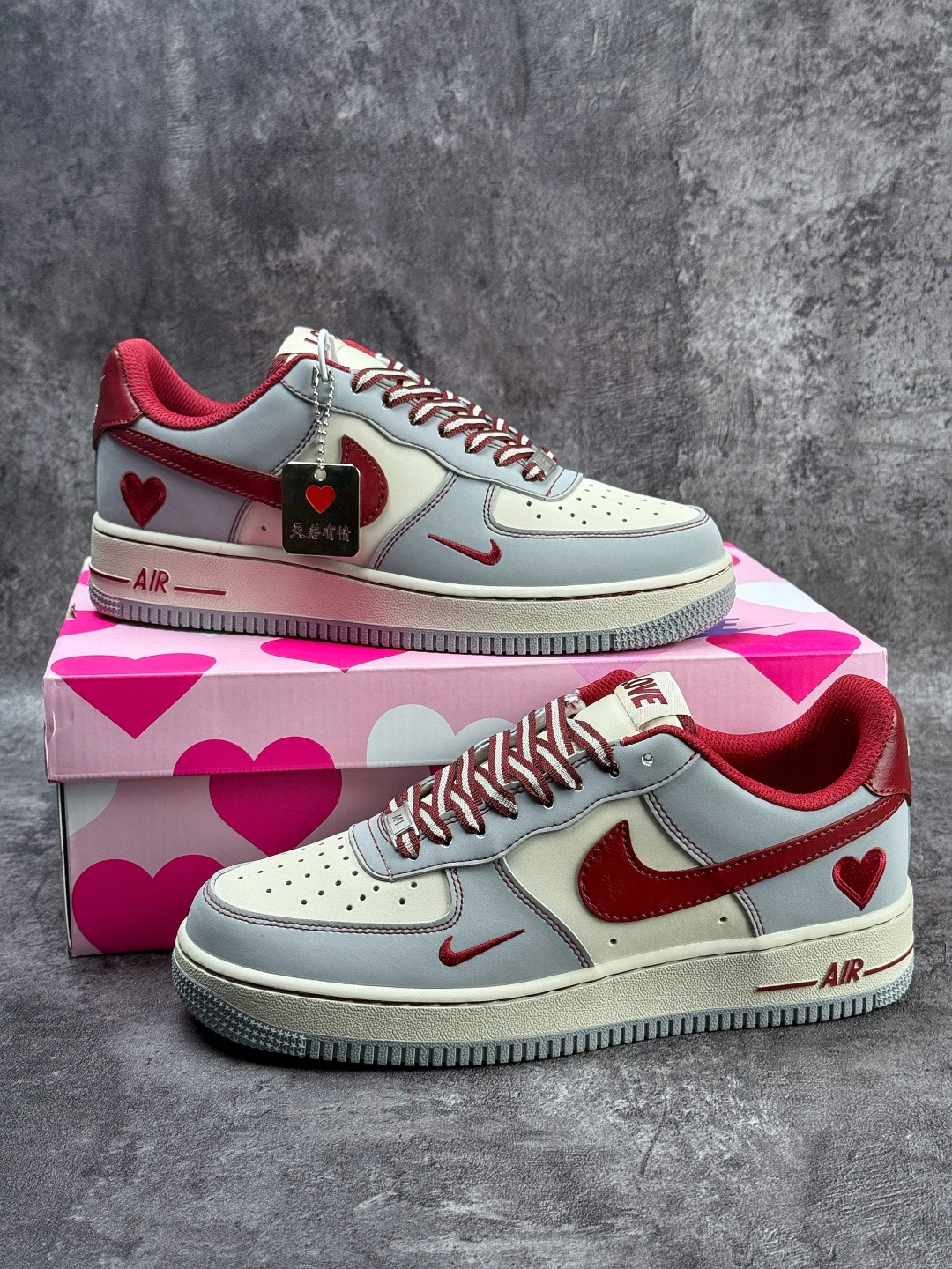 210 Nike Air Force 1 Low 07 LOVE 灰白红小勾 NH0601-540-Chinese UA Cheap High Quatity Brand Clothes Bags handbags Sneakers wholesale wholesaler seller from China Factory suppliers Fashion Clothing Shoes best Quality Beautiful Price 210 Nike Air Force 1 Low 07 LOVE 灰白红小勾 NH0601-540
