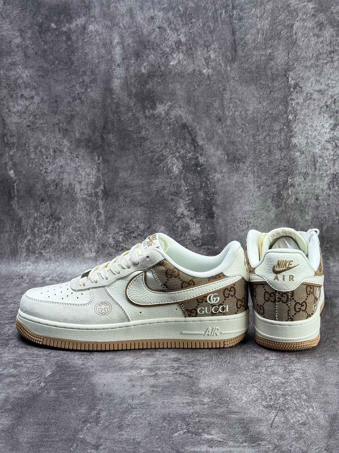 Nike Air Force 1 Low 07 x GUCCI 白棕 MM3399-809-Top High Quatity Cheap Sneakers Fashion Clothing Clothes Bags handbags Shoes of all Brand wholesale With The best Quality And Beautiful Price from China Factory Chinese suppliers wholesaler seller Nike Air Force 1 Low 07 x GUCCI 白棕 MM3399-809