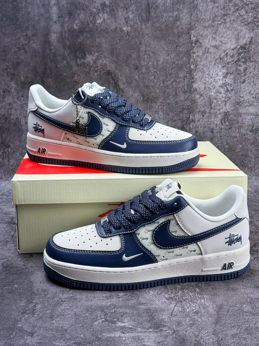 Nike Air Force 1 Low 07 x Stussy 蓝白小勾满天星 HH7518-081-Top High Quatity Cheap Sneakers Fashion Clothing Clothes Bags handbags Shoes of all Brand wholesale With The best Quality And Beautiful Price from China Factory Chinese suppliers wholesaler seller Nike Air Force 1 Low 07 x Stussy 蓝白小勾满天星 HH7518-081