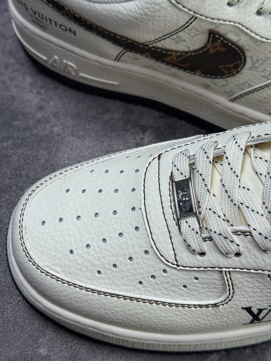 Nike Air Force 1 Low 07 x Louis Vuitton 白棕满天星 KG6699-F27-Top High Quatity Cheap Sneakers Fashion Clothing Clothes Bags handbags Shoes of all Brand wholesale With The best Quality And Beautiful Price from China Factory Chinese suppliers wholesaler seller Nike Air Force 1 Low 07 x Louis Vuitton 白棕满天星 KG6699-F27