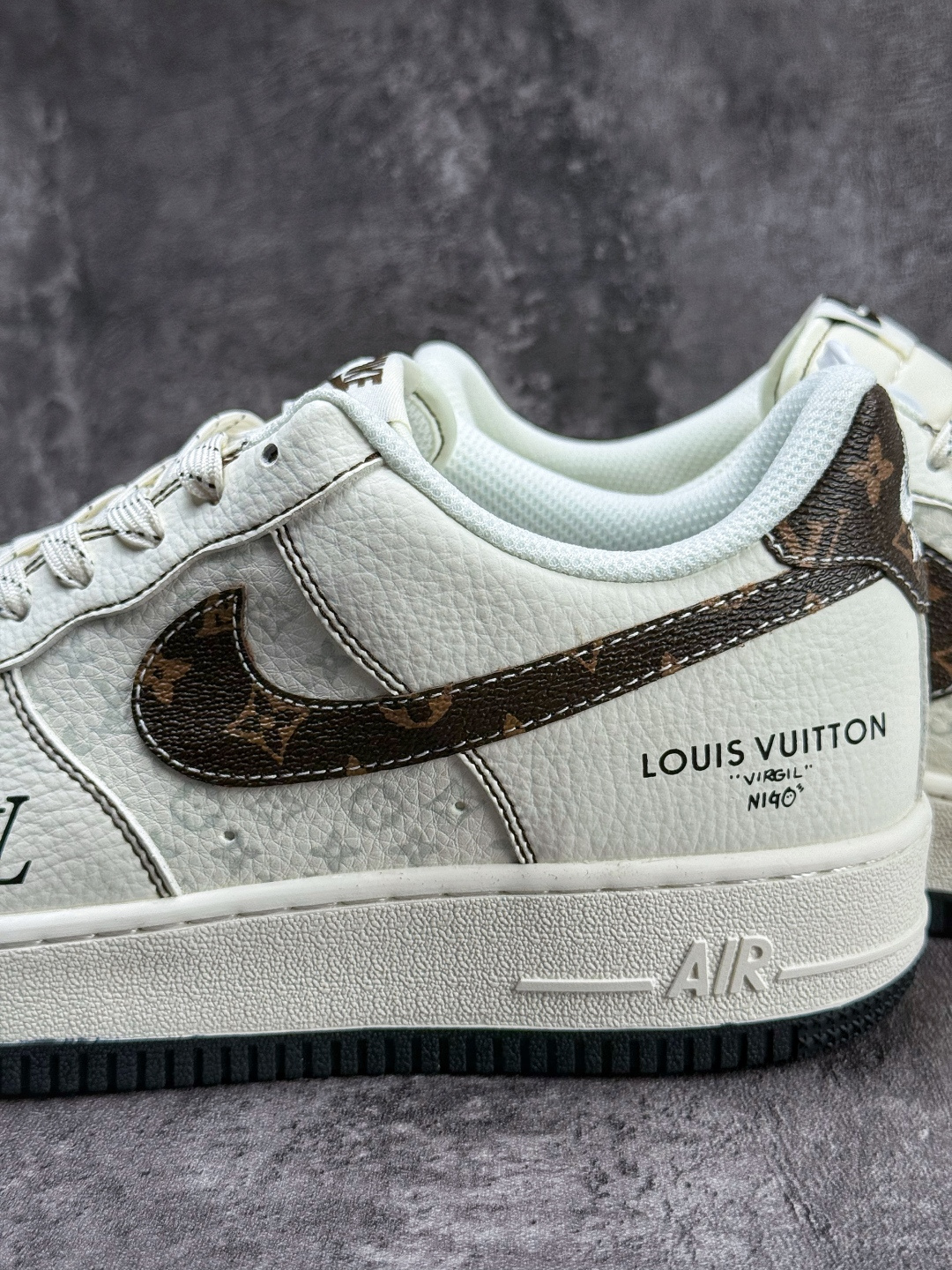 Nike Air Force 1 Low 07 x Louis Vuitton 白棕满天星 KG6699-F27-Top High Quatity Cheap Sneakers Fashion Clothing Clothes Bags handbags Shoes of all Brand wholesale With The best Quality And Beautiful Price from China Factory Chinese suppliers wholesaler seller Nike Air Force 1 Low 07 x Louis Vuitton 白棕满天星 KG6699-F27