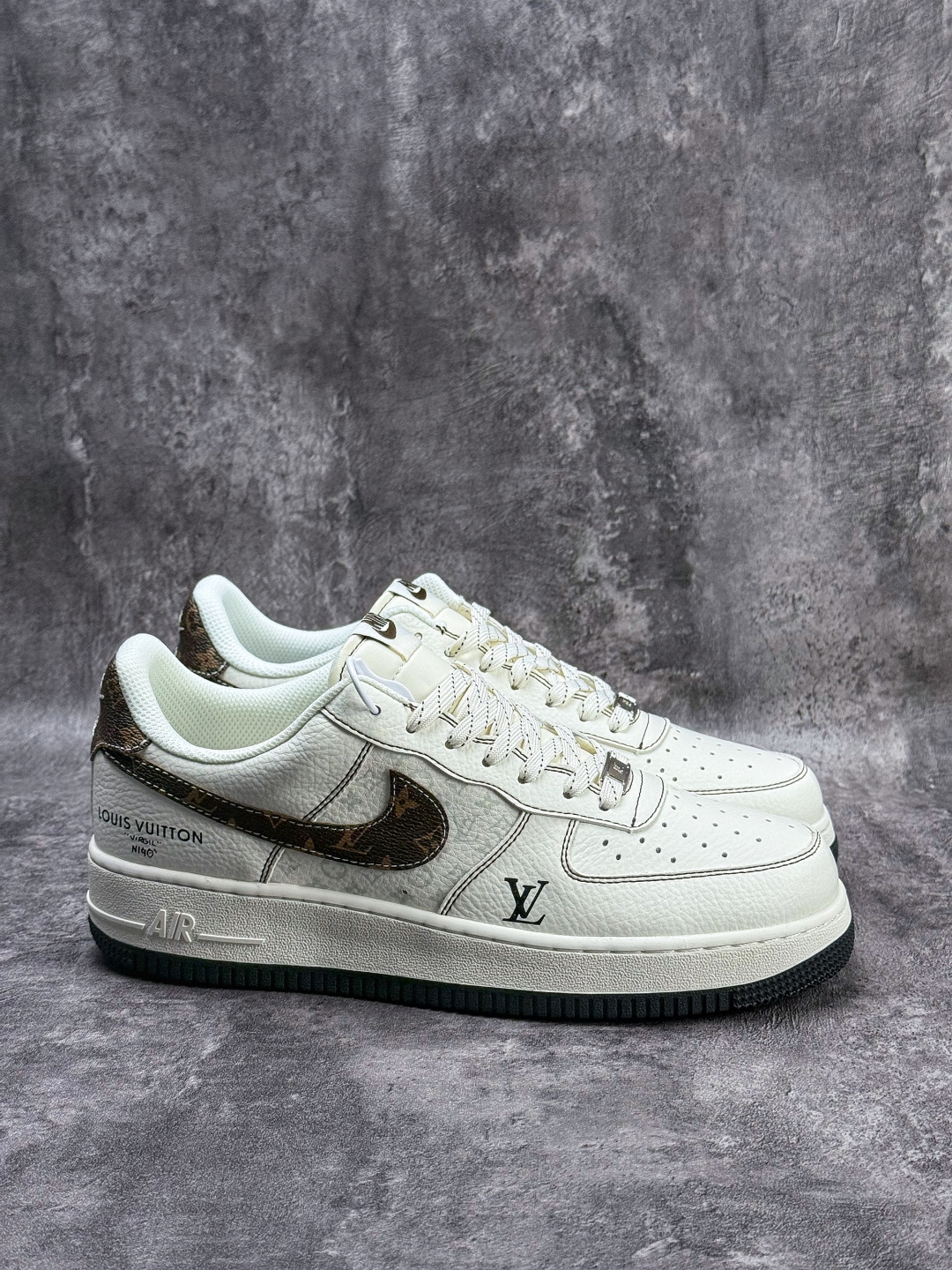 Nike Air Force 1 Low 07 x Louis Vuitton 白棕满天星 KG6699-F27-Top High Quatity Cheap Sneakers Fashion Clothing Clothes Bags handbags Shoes of all Brand wholesale With The best Quality And Beautiful Price from China Factory Chinese suppliers wholesaler seller Nike Air Force 1 Low 07 x Louis Vuitton 白棕满天星 KG6699-F27