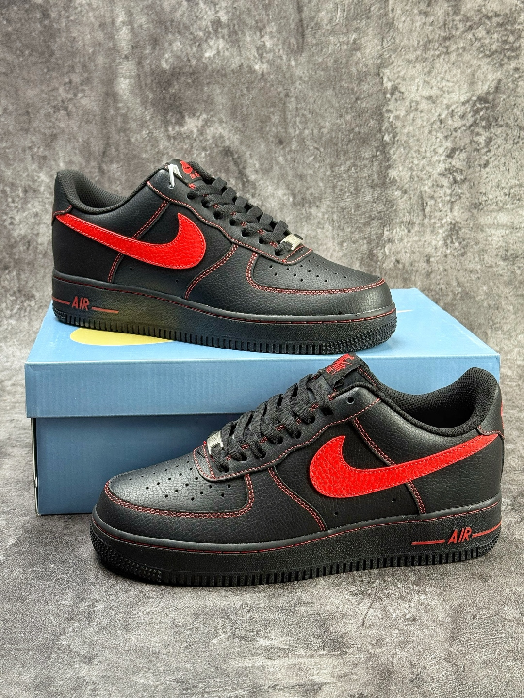 220 Nike Air Force 1 Low 07 黑红 ZH0316-142