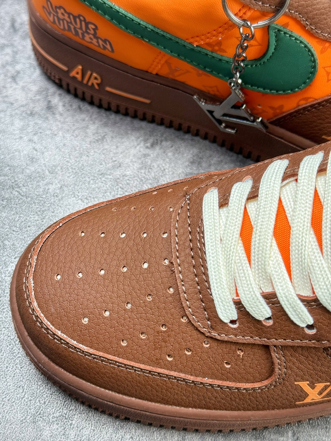 Nike Air Force 1 Low 07 x Louis Vuitton 棕绿橙 DF0188-126-Top High Quatity Cheap Sneakers Fashion Clothing Clothes Bags handbags Shoes of all Brand wholesale With The best Quality And Beautiful Price from China Factory Chinese suppliers wholesaler seller Nike Air Force 1 Low 07 x Louis Vuitton 棕绿橙 DF0188-126