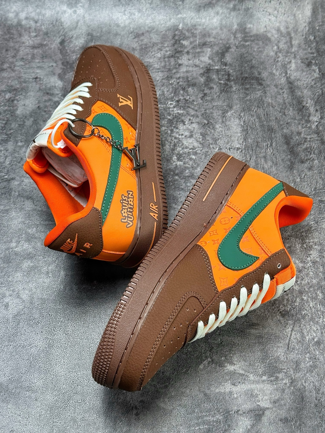 Nike Air Force 1 Low 07 x Louis Vuitton 棕绿橙 DF0188-126-Top High Quatity Cheap Sneakers Fashion Clothing Clothes Bags handbags Shoes of all Brand wholesale With The best Quality And Beautiful Price from China Factory Chinese suppliers wholesaler seller Nike Air Force 1 Low 07 x Louis Vuitton 棕绿橙 DF0188-126