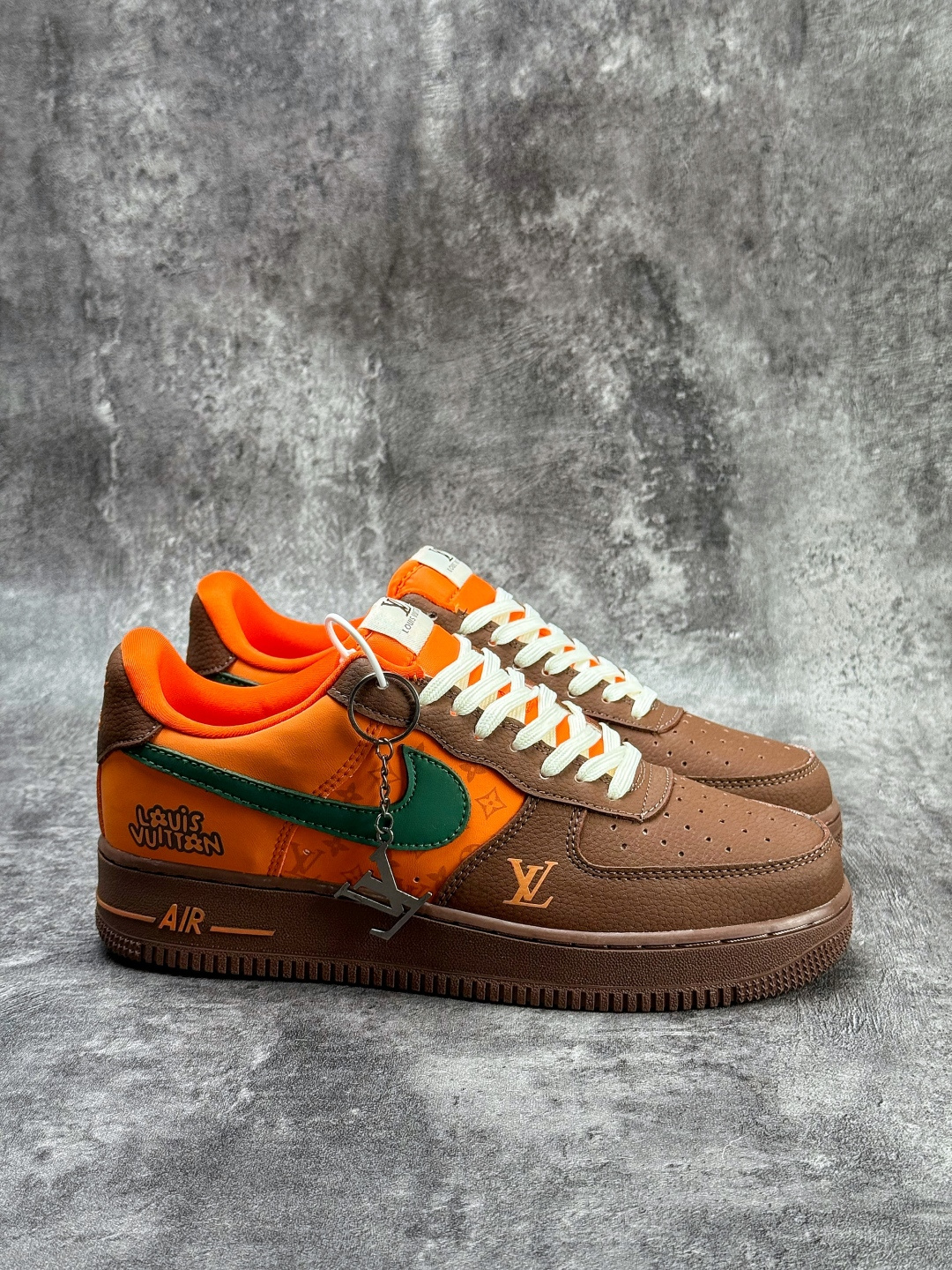 Nike Air Force 1 Low 07 x Louis Vuitton 棕绿橙 DF0188-126-Top High Quatity Cheap Sneakers Fashion Clothing Clothes Bags handbags Shoes of all Brand wholesale With The best Quality And Beautiful Price from China Factory Chinese suppliers wholesaler seller Nike Air Force 1 Low 07 x Louis Vuitton 棕绿橙 DF0188-126