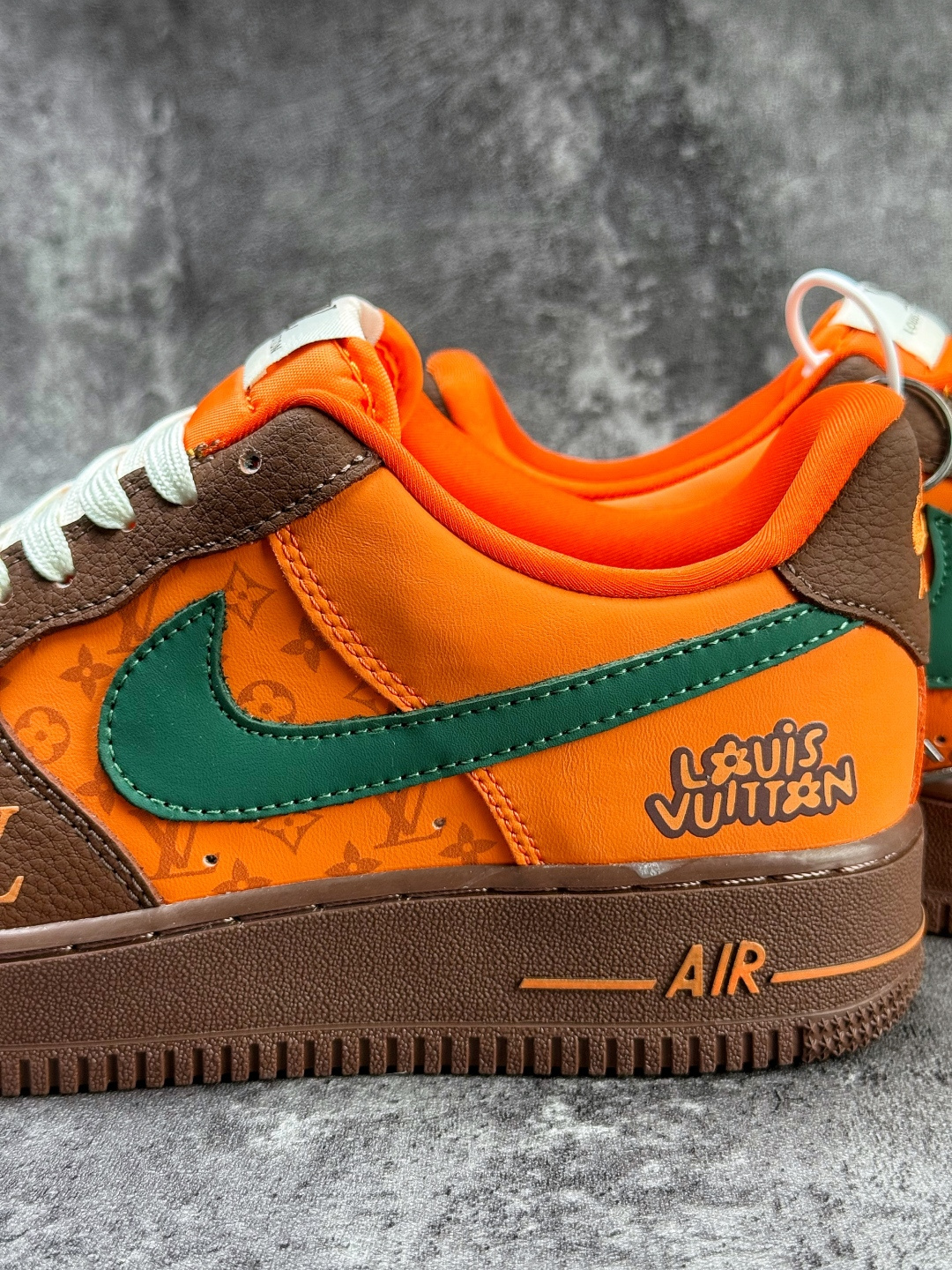 Nike Air Force 1 Low 07 x Louis Vuitton 棕绿橙 DF0188-126-Top High Quatity Cheap Sneakers Fashion Clothing Clothes Bags handbags Shoes of all Brand wholesale With The best Quality And Beautiful Price from China Factory Chinese suppliers wholesaler seller Nike Air Force 1 Low 07 x Louis Vuitton 棕绿橙 DF0188-126
