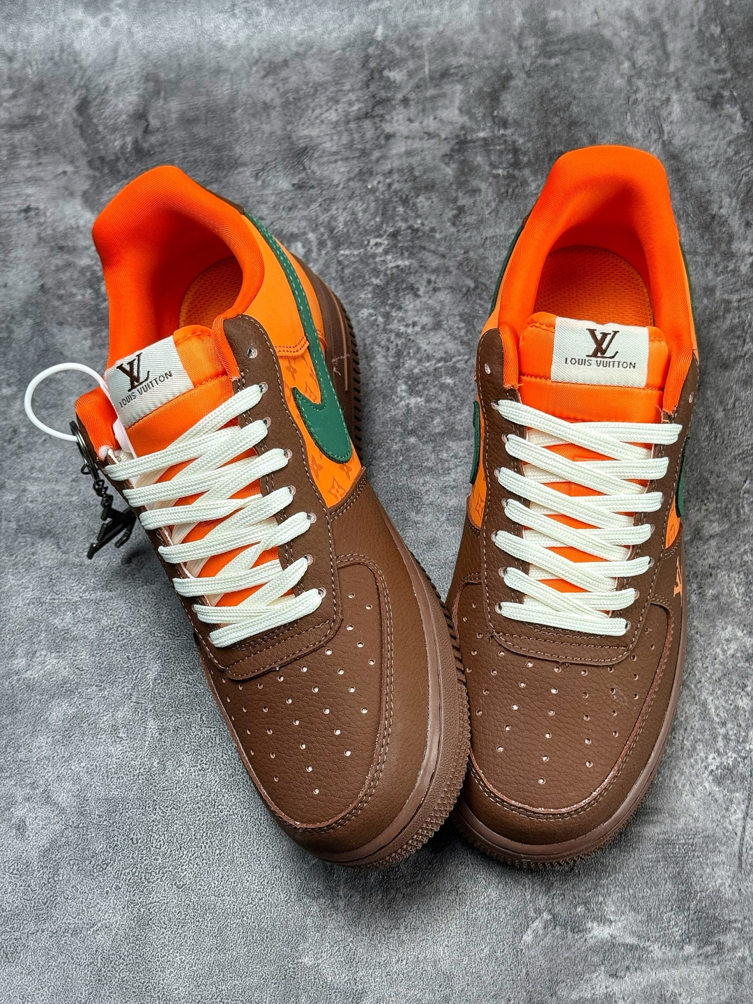 Nike Air Force 1 Low 07 x Louis Vuitton 棕绿橙 DF0188-126-Top High Quatity Cheap Sneakers Fashion Clothing Clothes Bags handbags Shoes of all Brand wholesale With The best Quality And Beautiful Price from China Factory Chinese suppliers wholesaler seller Nike Air Force 1 Low 07 x Louis Vuitton 棕绿橙 DF0188-126