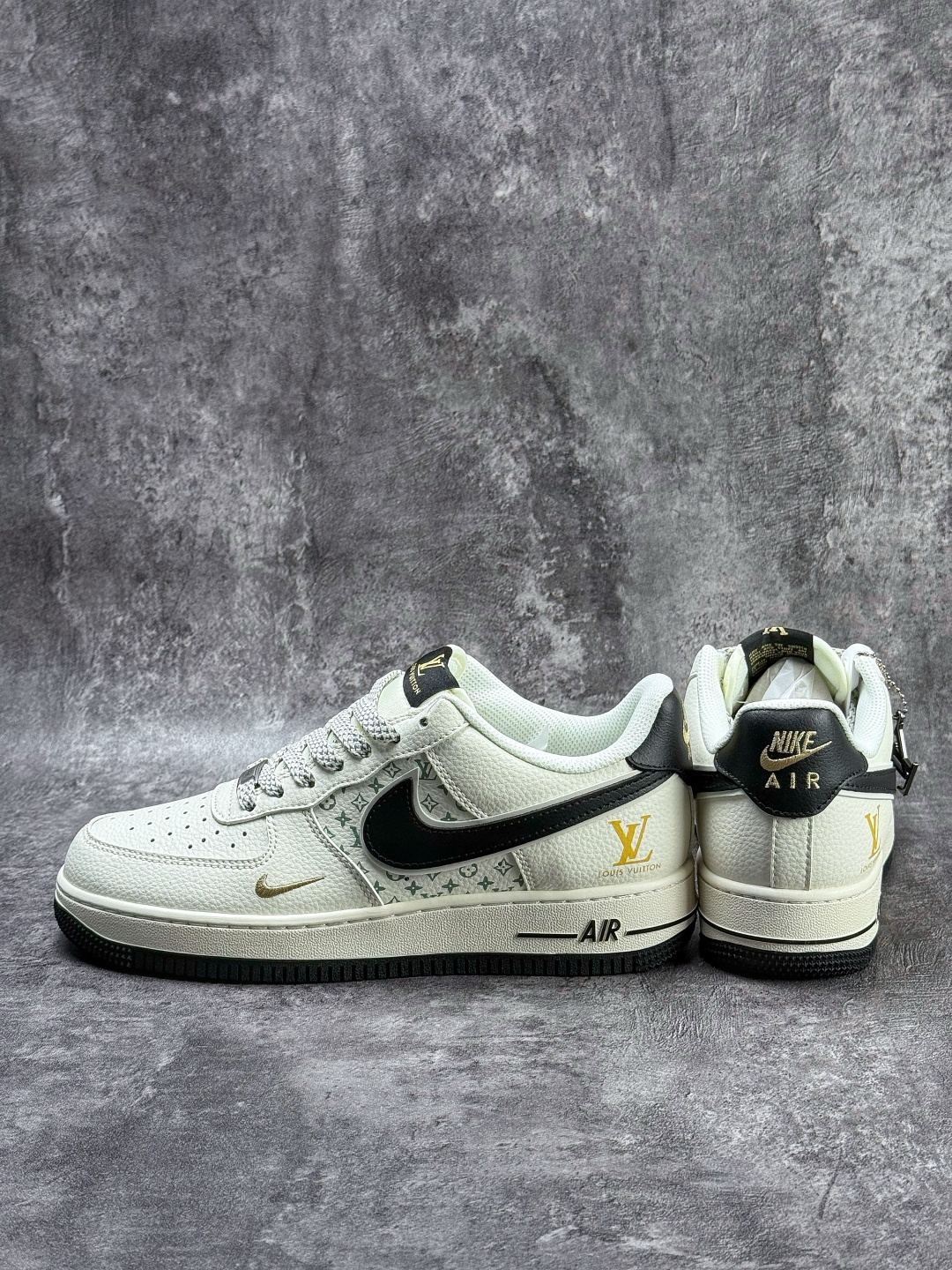 Nike Air Force 1 Low 07 x x Louis Vuitton 白黑小勾满天星 XX3168-158 Nike Air Force 1 Low 07 x x Louis Vuitton 白黑小勾满天星 XX3168-158