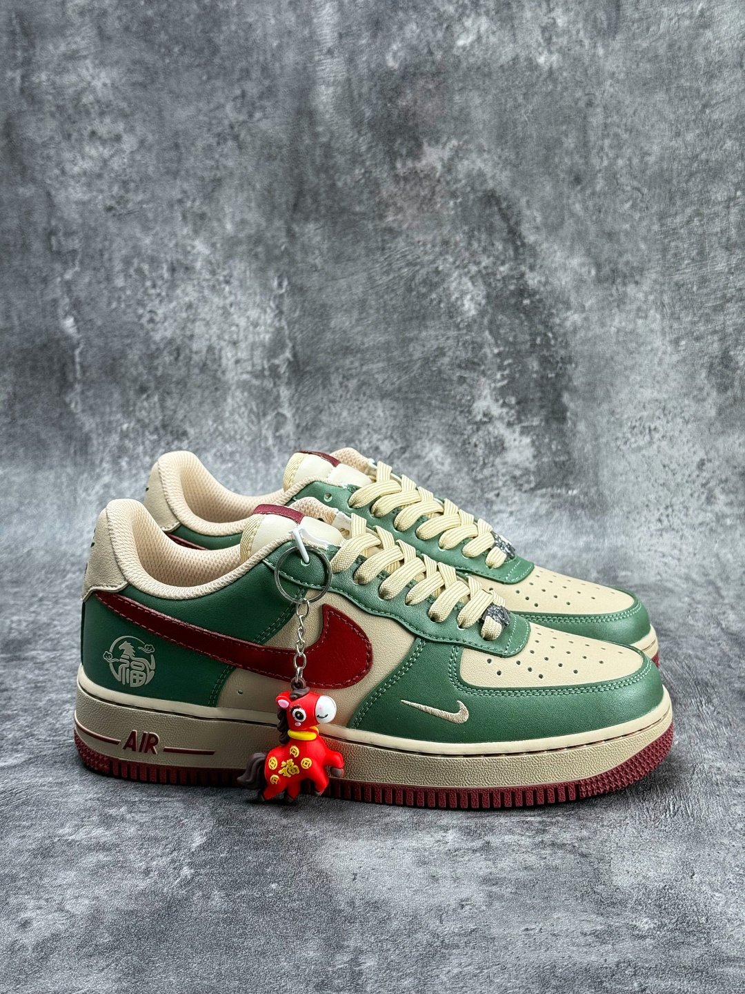 Nike Air Force 1 Low 07 马年限定 绿米红小勾 NH0601-518-Top High Quatity Cheap Sneakers Fashion Clothing Clothes Bags handbags Shoes of all Brand wholesale With The best Quality And Beautiful Price from China Factory Chinese suppliers wholesaler seller Nike Air Force 1 Low 07 马年限定 绿米红小勾 NH0601-518