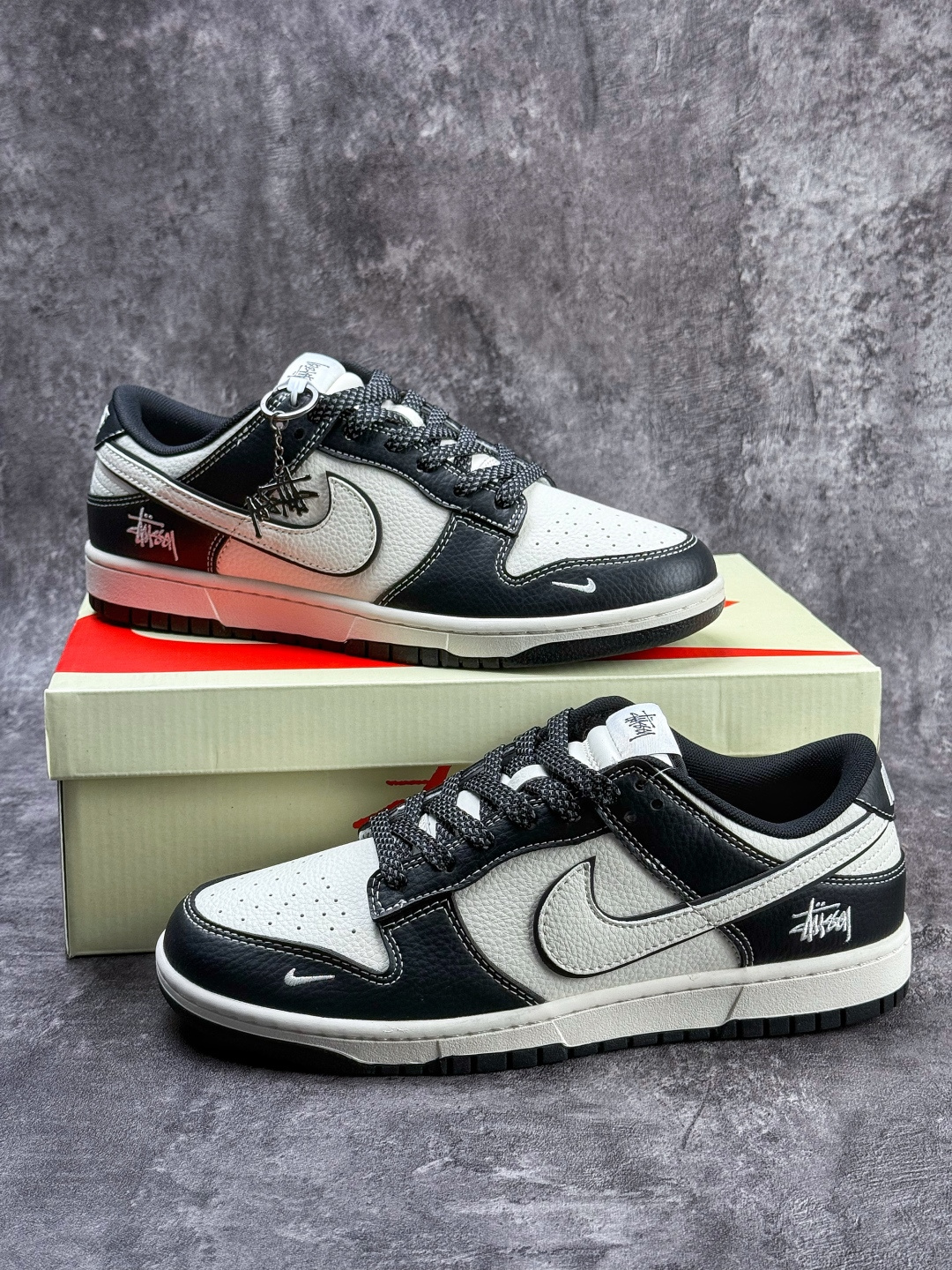 Nike SB Dunk Low x Stussy 黑白小勾满天星 大厂出品 极力推荐 XX3168-181