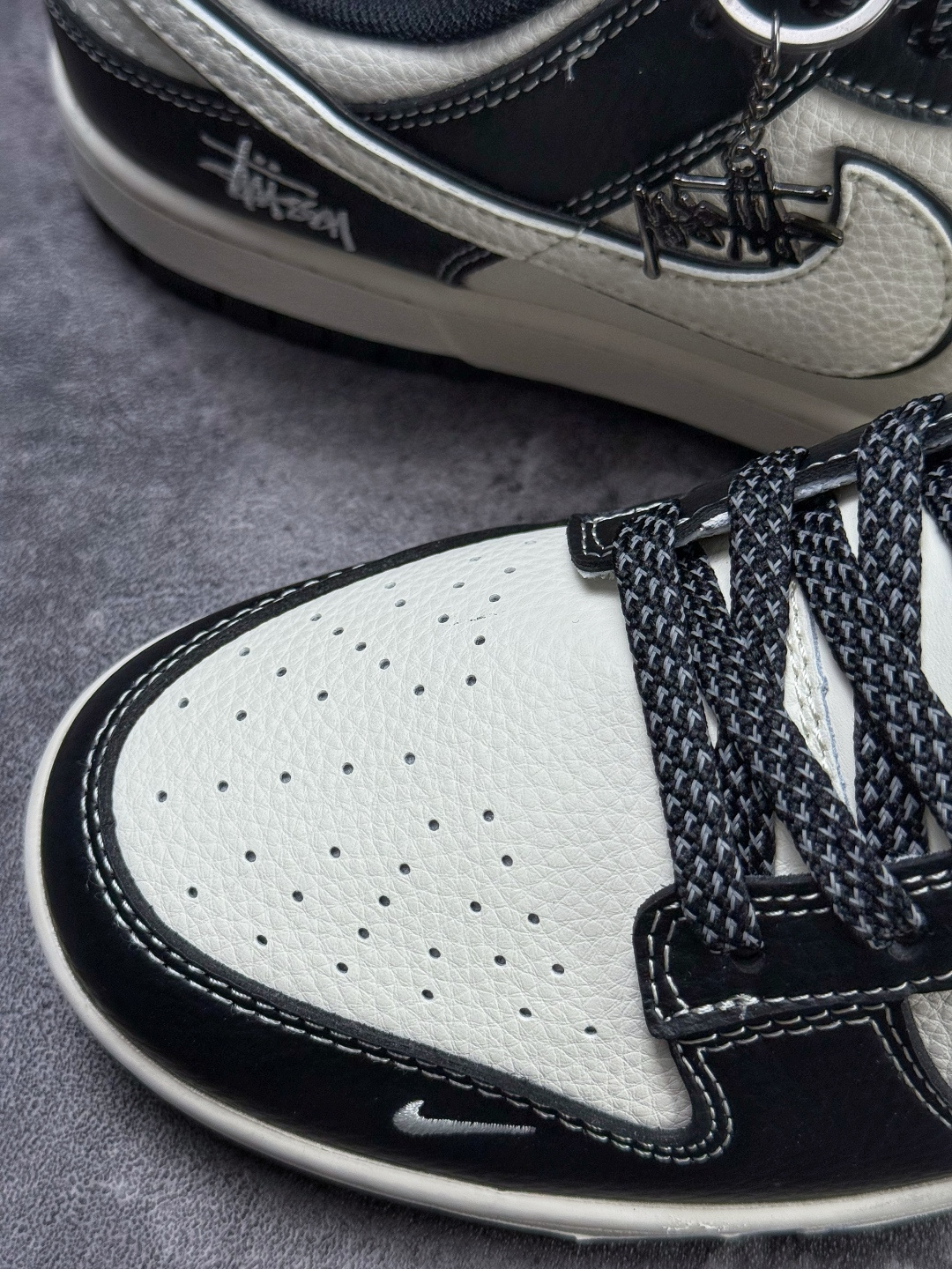 Nike SB Dunk Low x Stussy 黑白小勾满天星 大厂出品 极力推荐 XX3168-181
