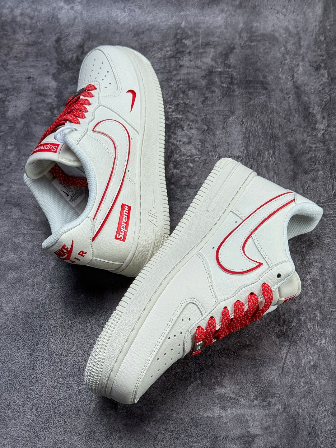 Nike Air Force 1 Low 07 x Superme 白红小勾满天星 CS5288-078